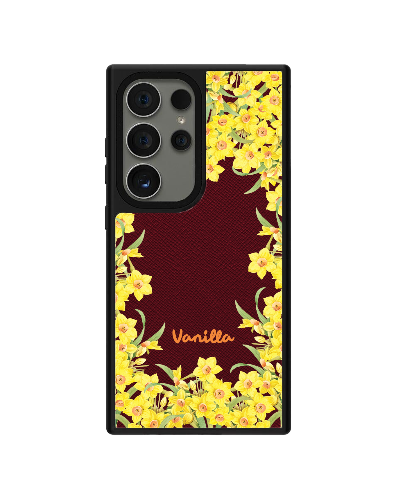 Android Leather Grip - ดอกแดฟโฟดิลเดือนมีนาคม
