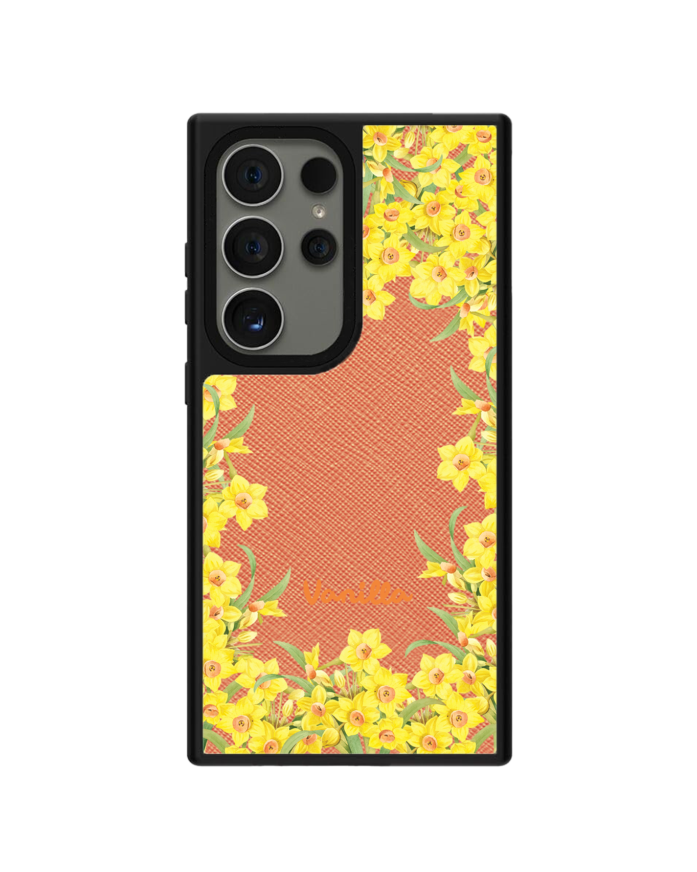 Android Leather Grip - ดอกแดฟโฟดิลเดือนมีนาคม