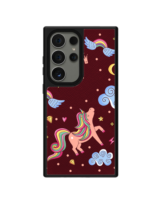 Android Leather Grip - Pegasus in Fairytale
