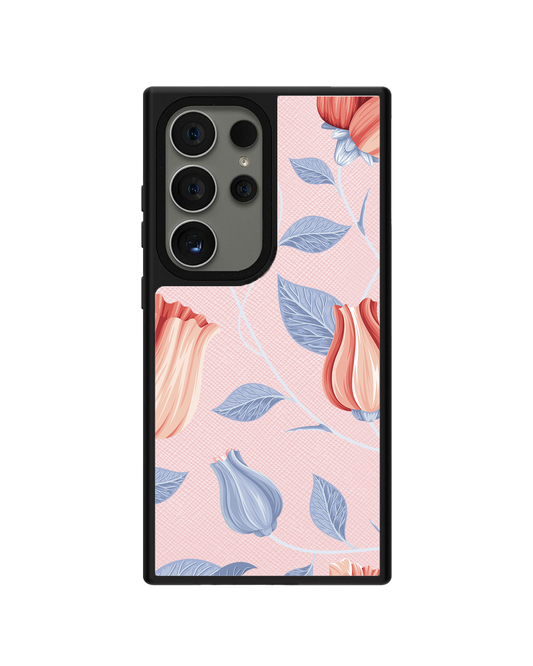 Android Leather Grip - Red Tulip
