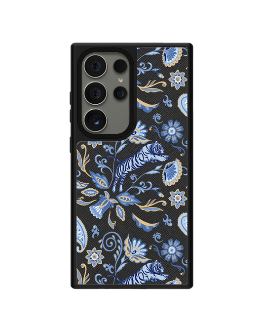 Android Leather Grip - Tiger & Floral