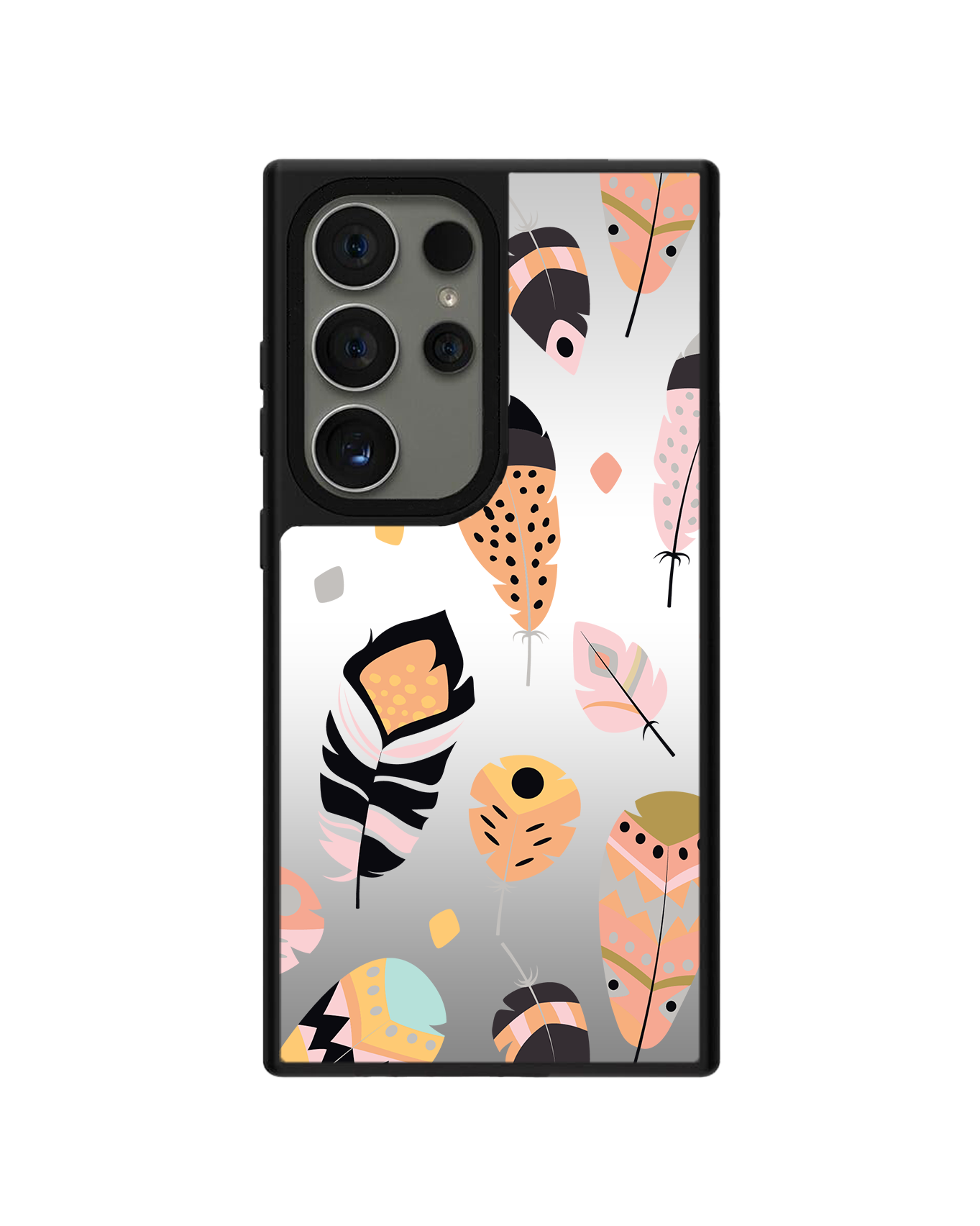 Android Mirror Grip - ขนนก