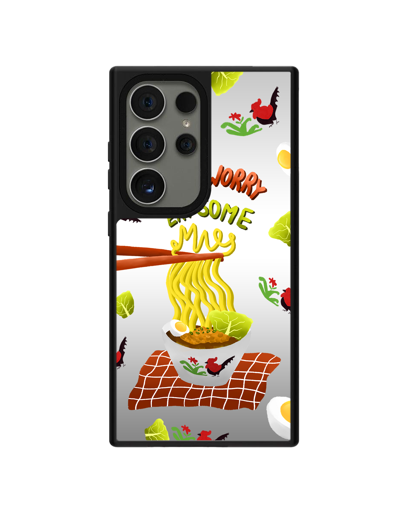 Android Mirror Grip - ไปกิน Mie กันเถอะ