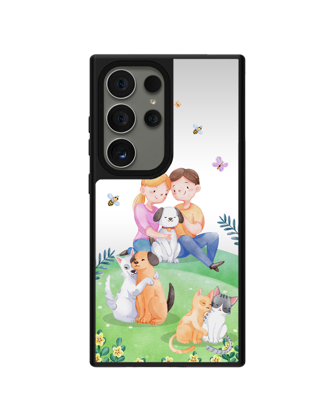 Android Mirror Grip - สัตว์น่ารัก