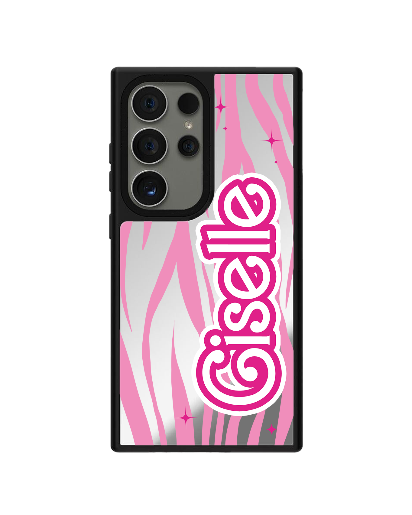 Android Mirror Grip - ลายม้าลายบาร์บี้