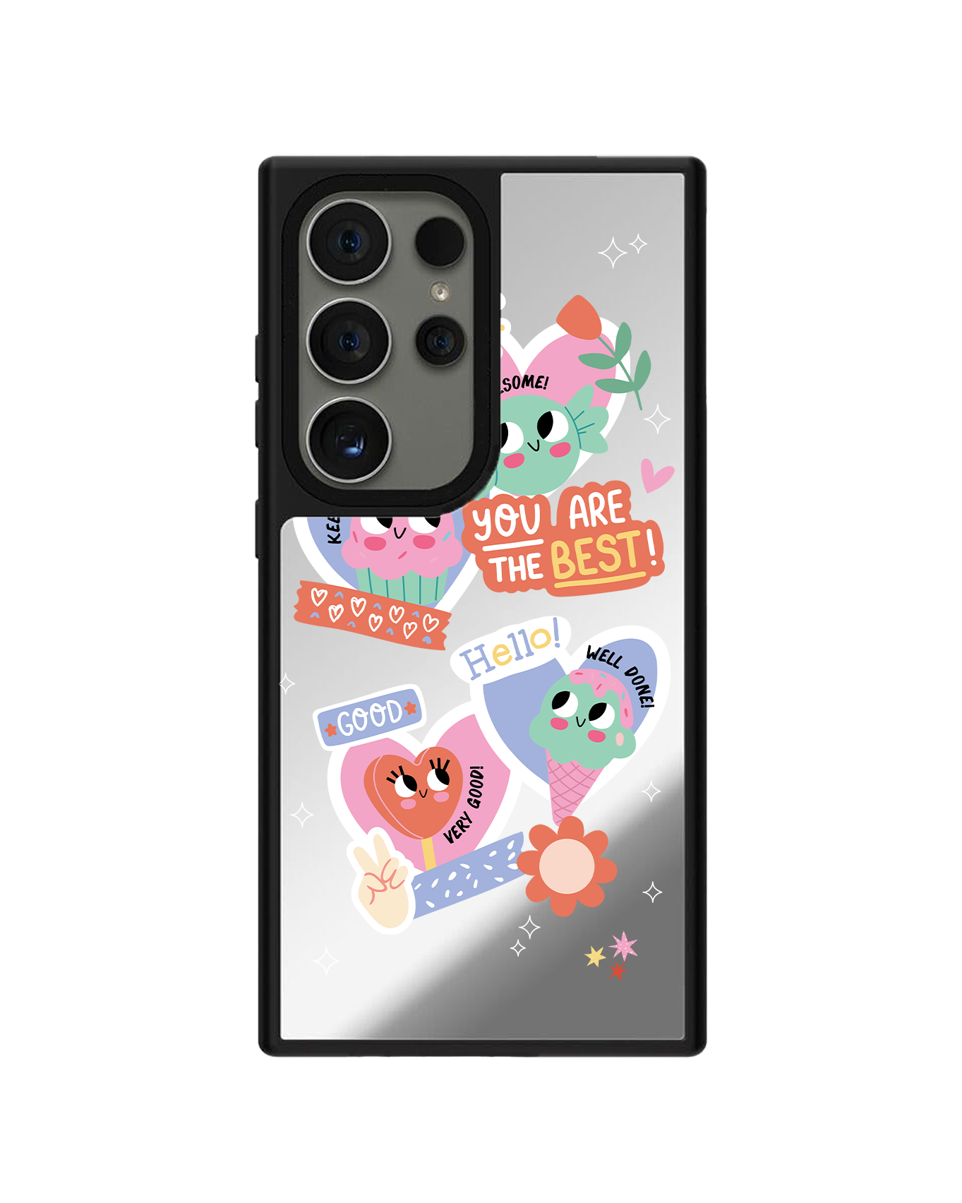 Android Mirror Grip - ปาร์ตี้ขนมหวาน