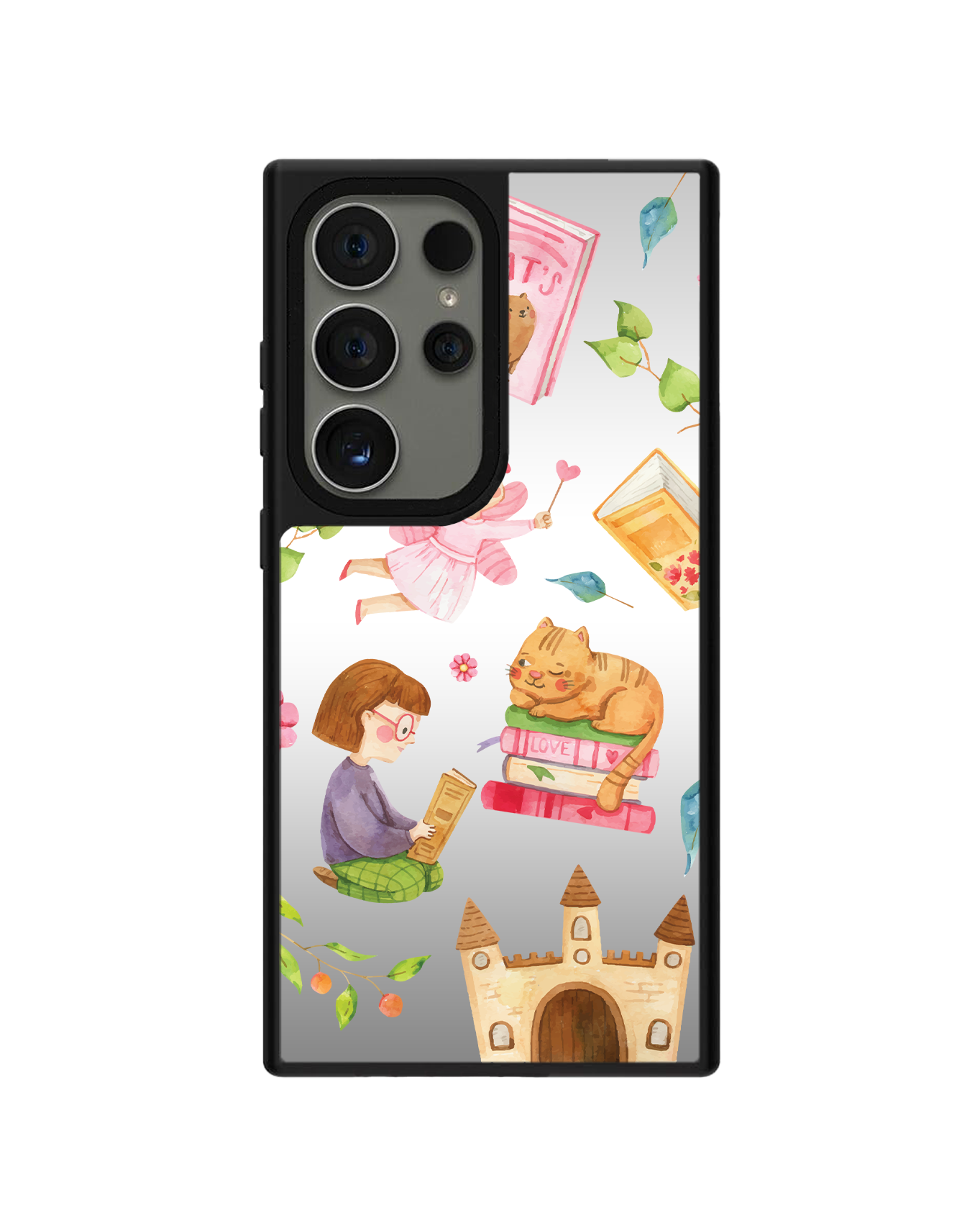 Android Mirror Grip - แมวนางฟ้า