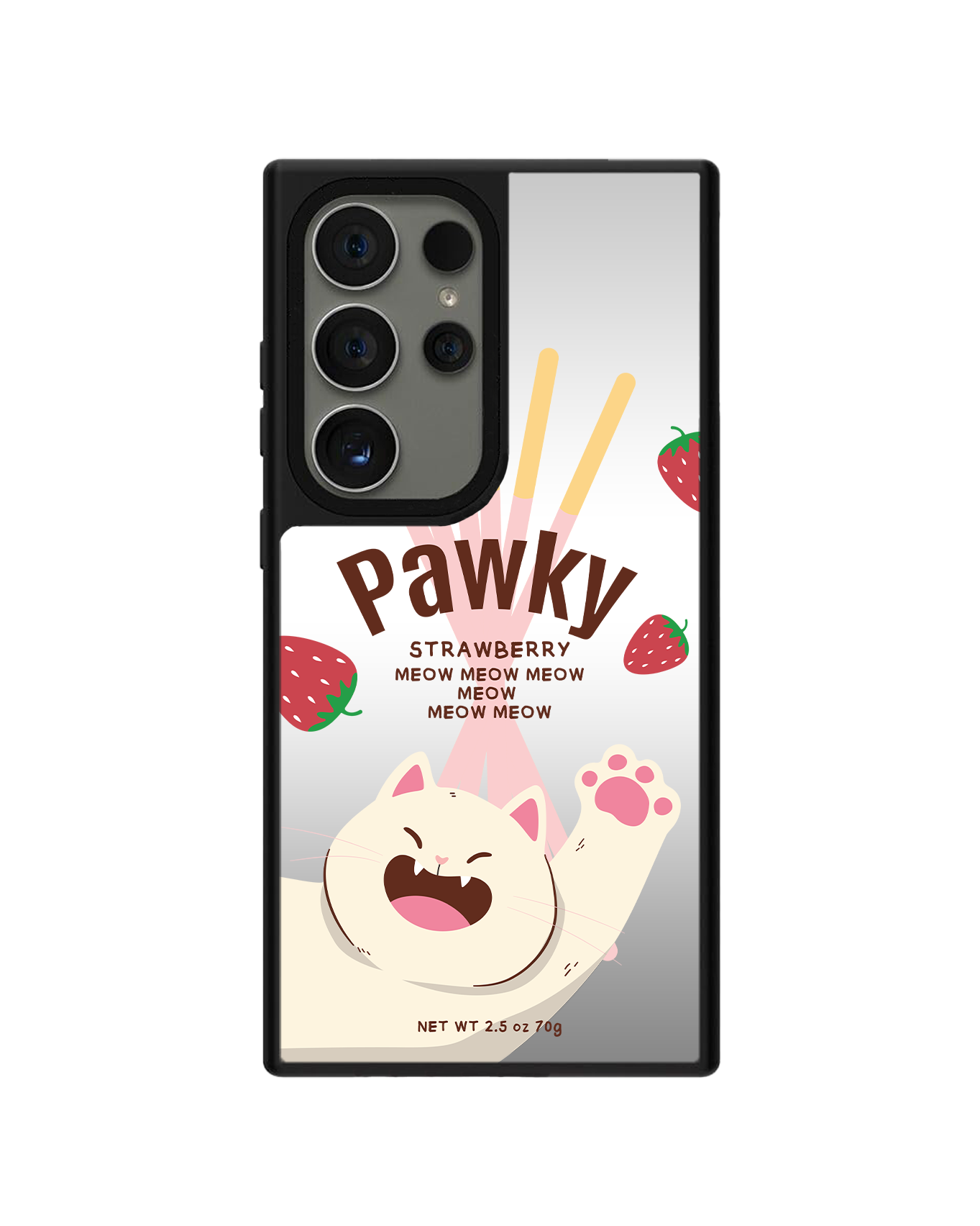 Android Mirror Grip - แมวเหมียว