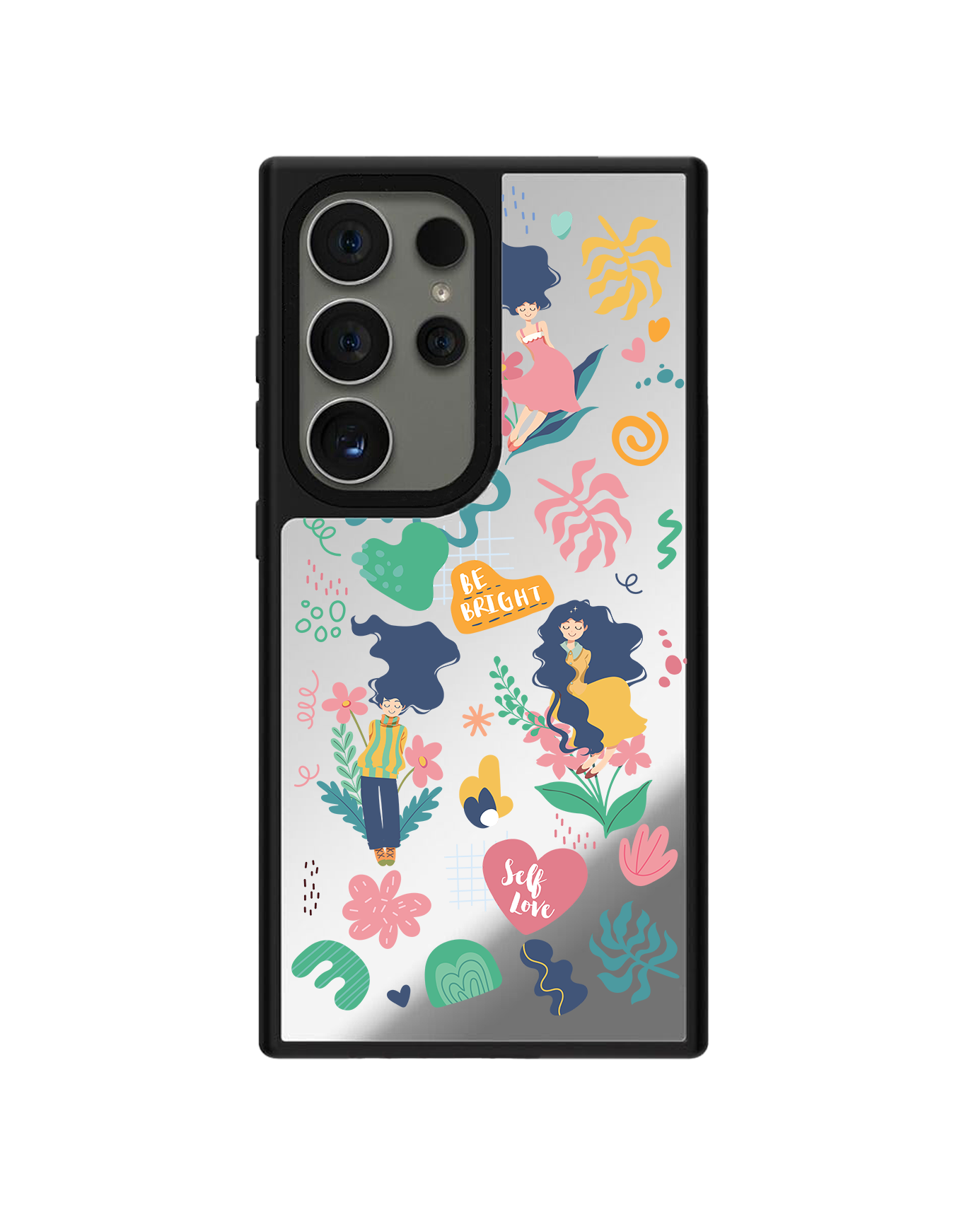Android Mirror Grip - สติ๊กเกอร์แพ็ค Self Love 2.0