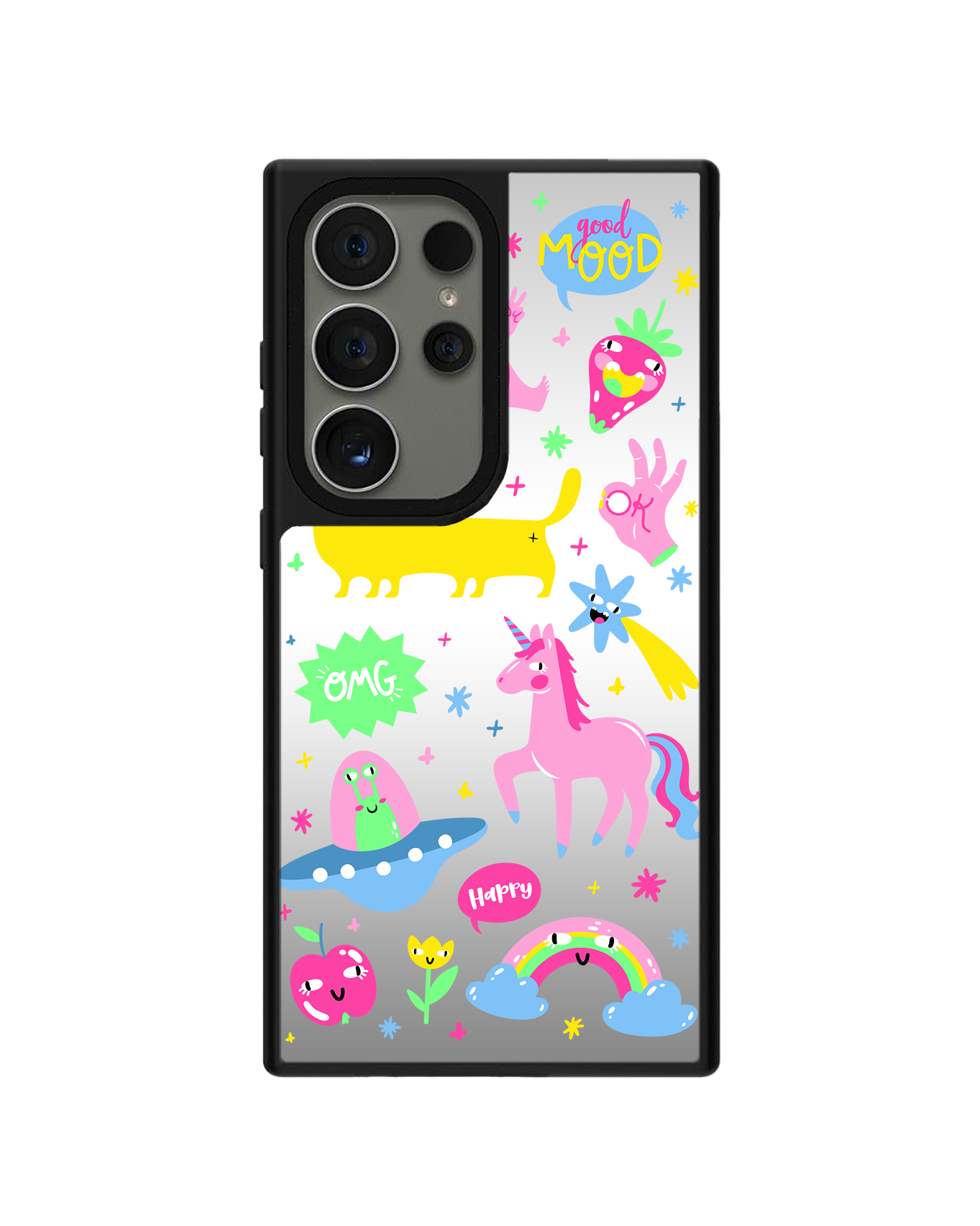 Android Mirror Grip - มอนสเตอร์บอกอารมณ์ดี