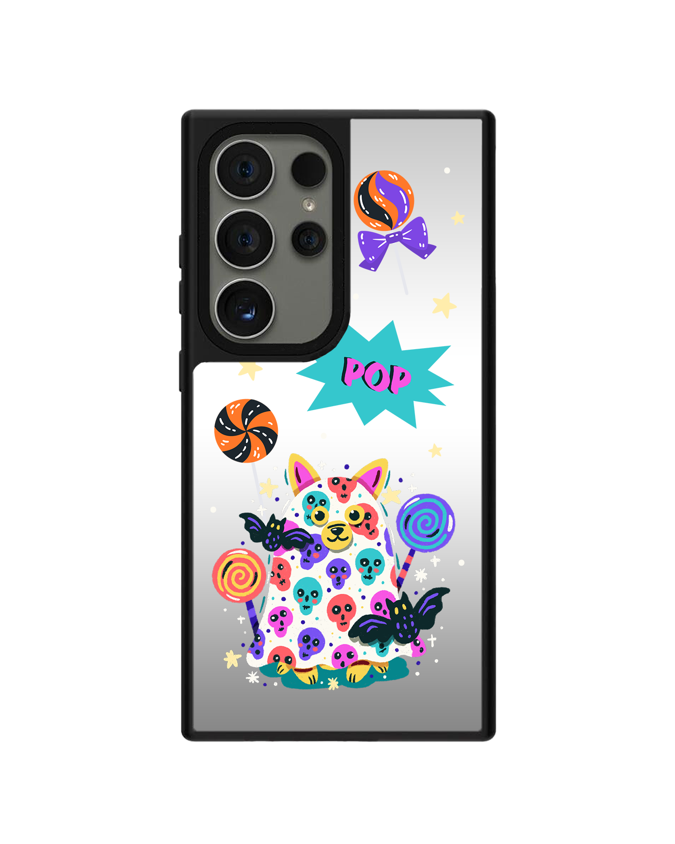 Android Mirror Grip - ลูกสุนัขมอนสเตอร์