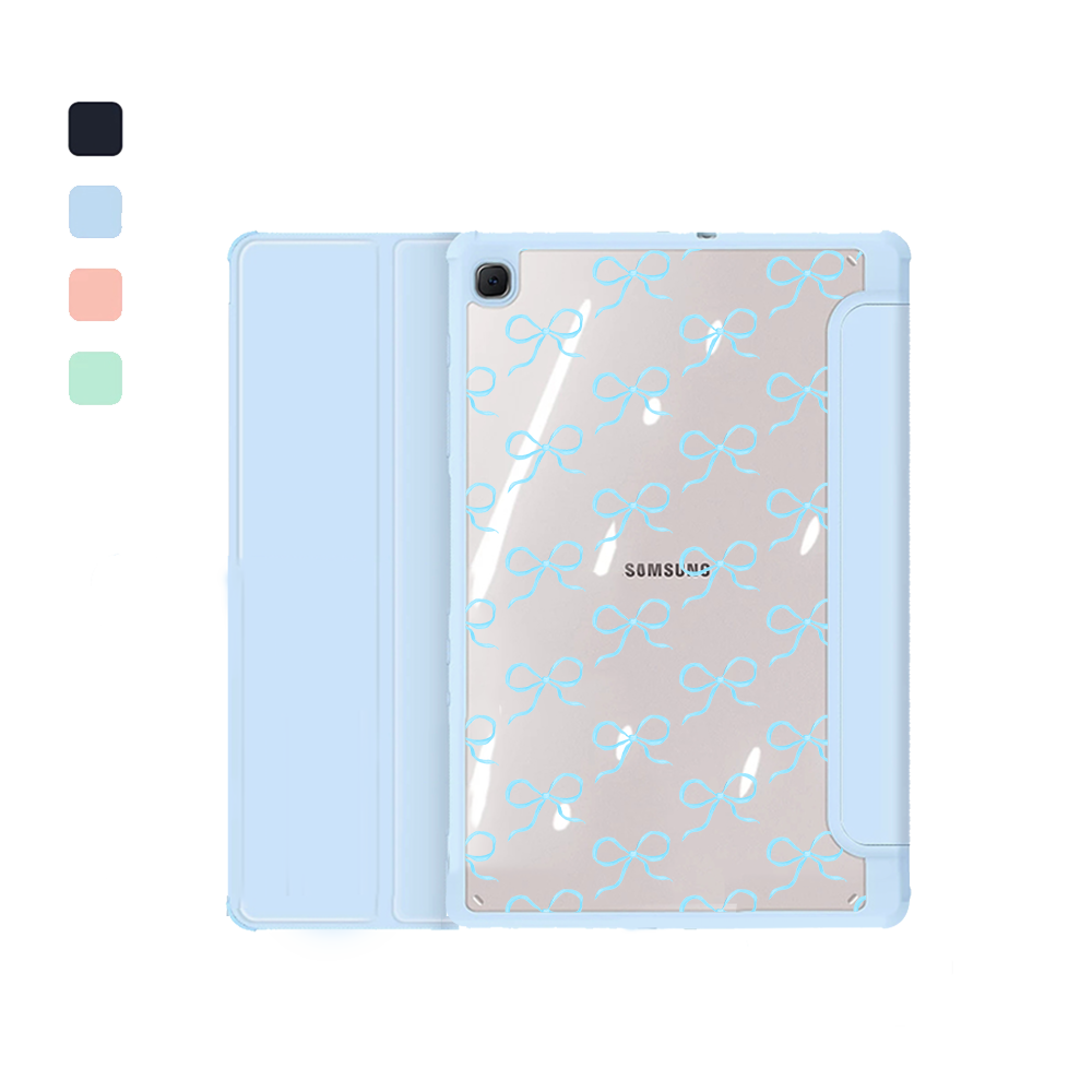 Android Tab Flipcover - Coquette Blue Bow