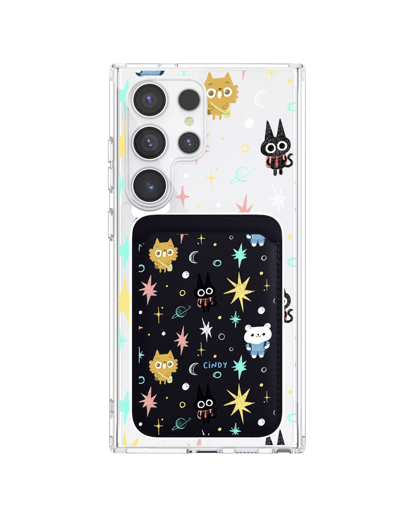 Android Magnetic Wallet Case - Backpack Traveller
