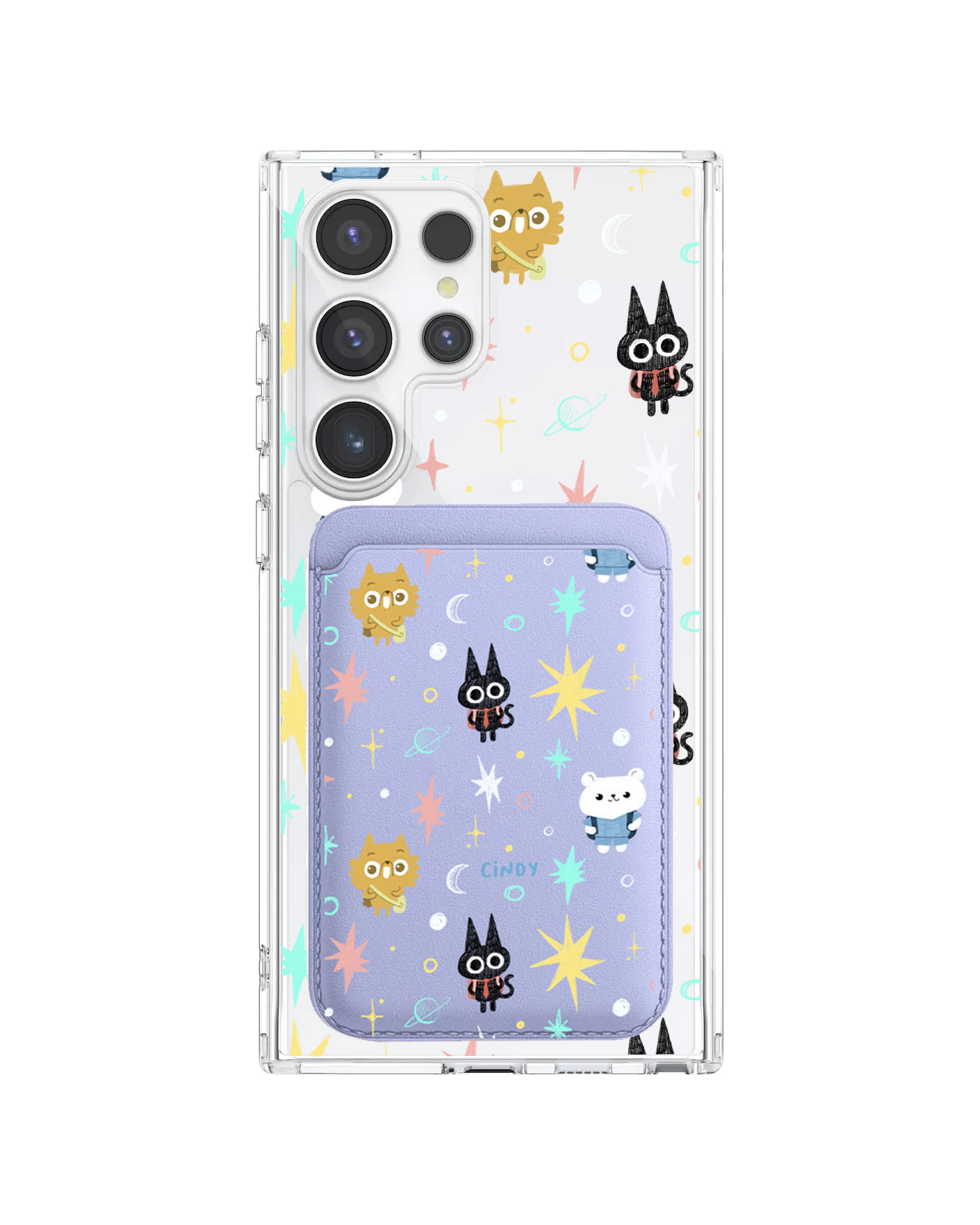 Android Magnetic Wallet Case - Backpack Traveller