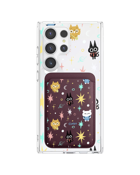 Android Magnetic Wallet Case - Backpack Traveller