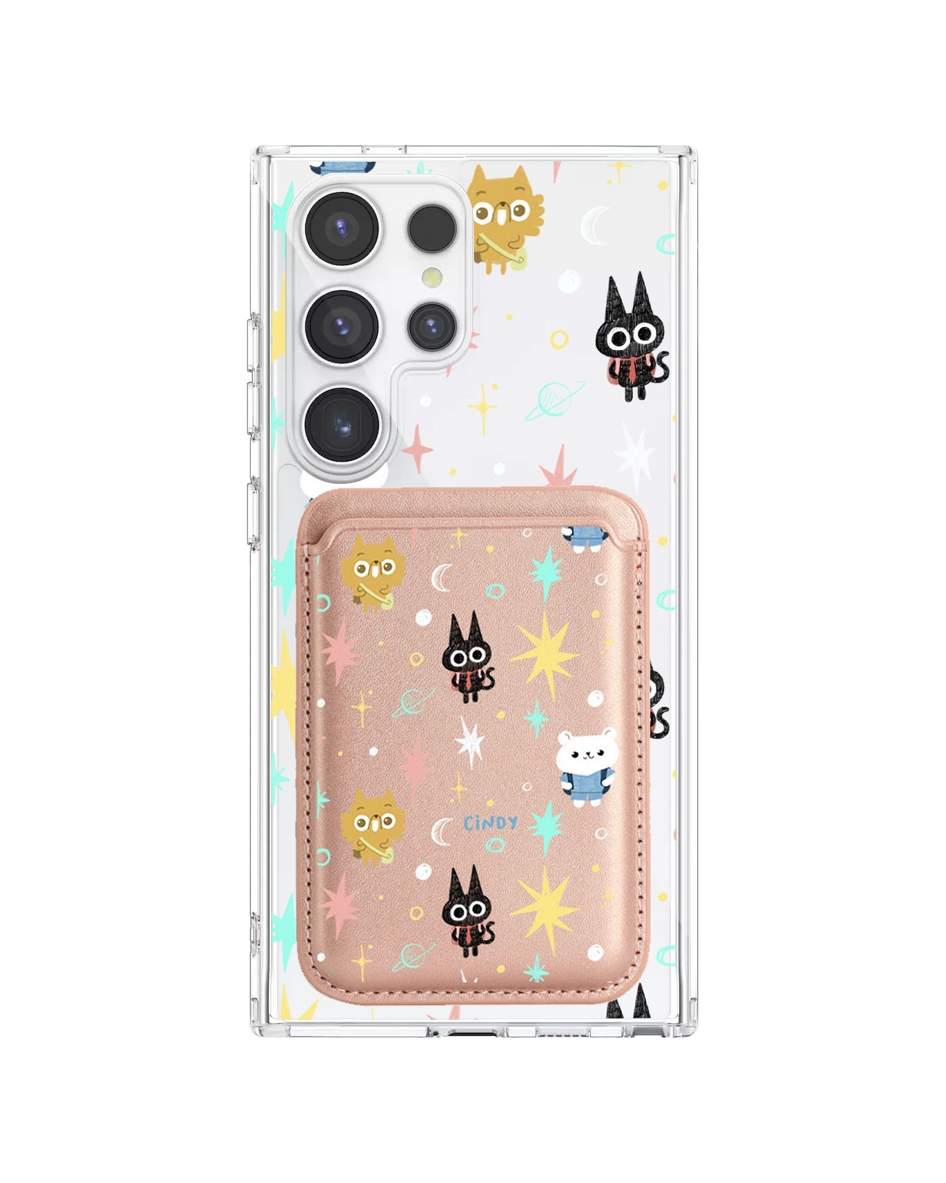 Android Magnetic Wallet Case - Backpack Traveller