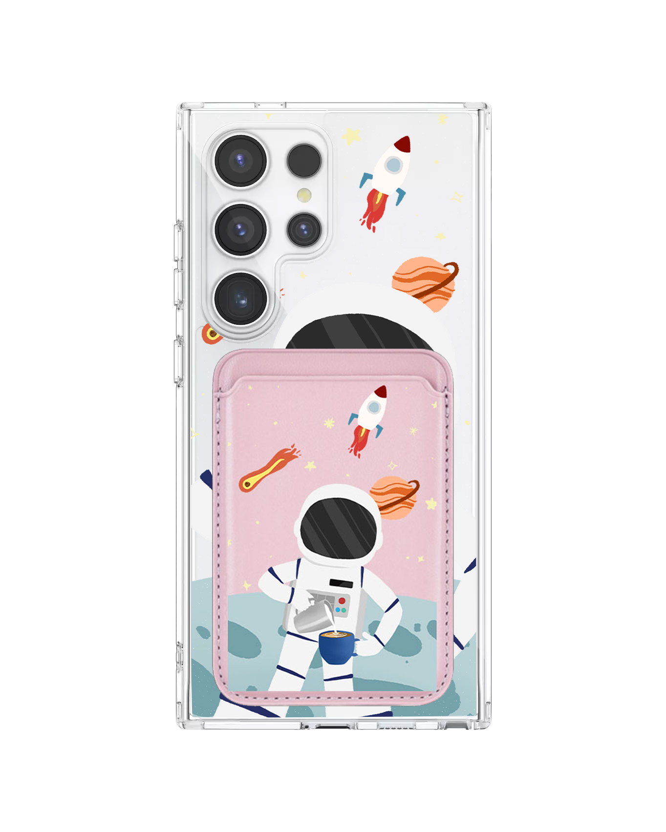เคสกระเป๋าสตางค์แม่เหล็กสำหรับ Android - Baristronaut