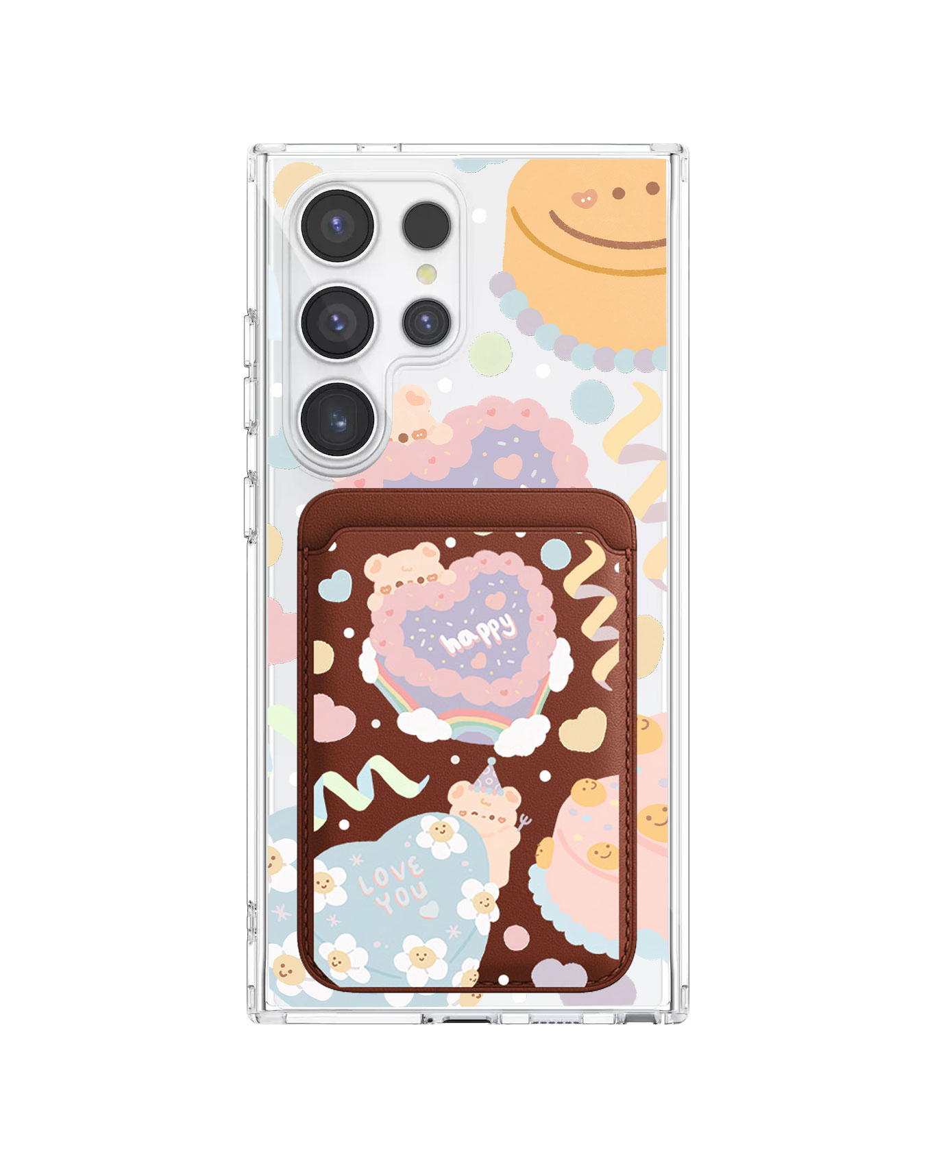 เคสกระเป๋าสตางค์แม่เหล็ก Android - Cake Party
