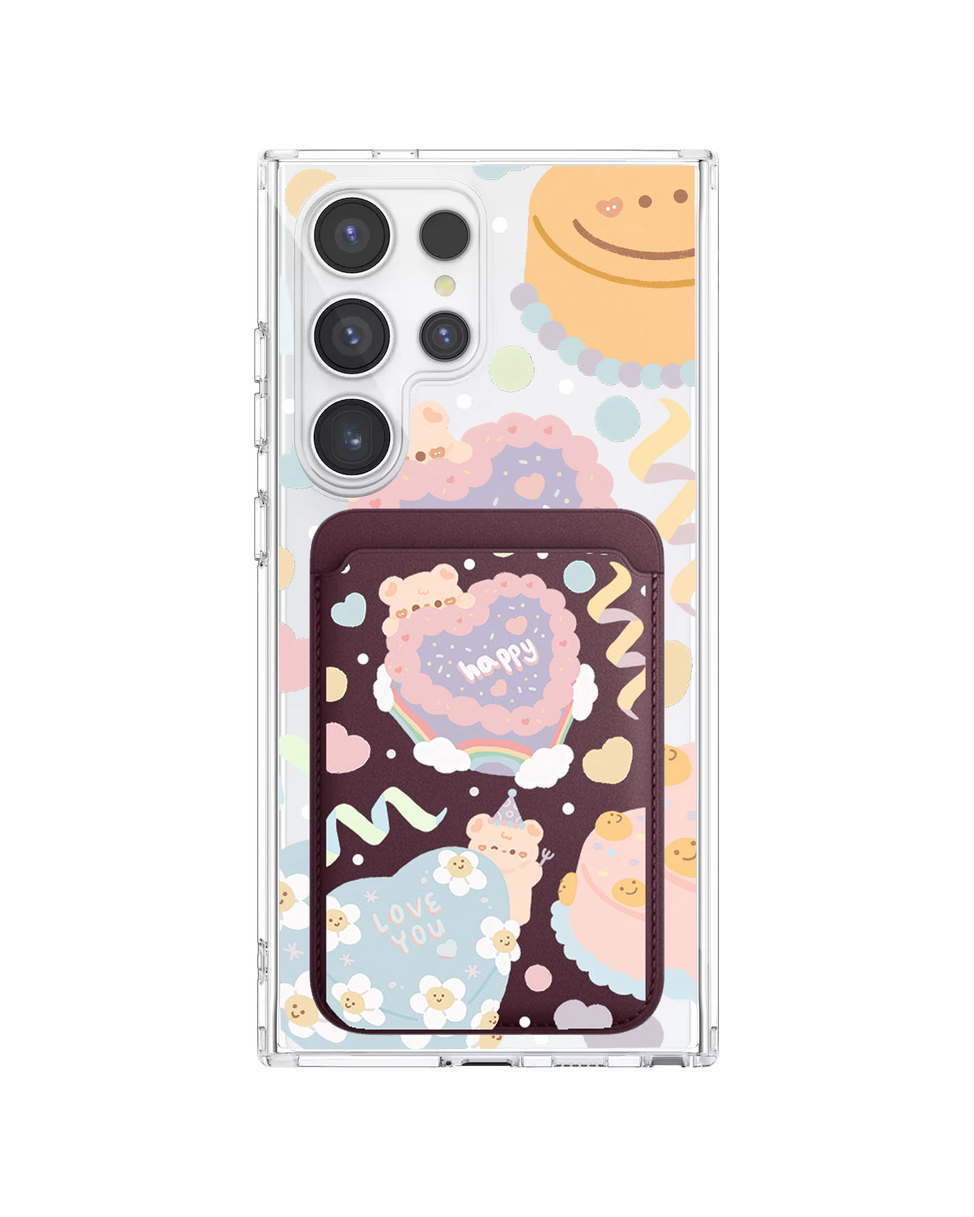 เคสกระเป๋าสตางค์แม่เหล็ก Android - Cake Party