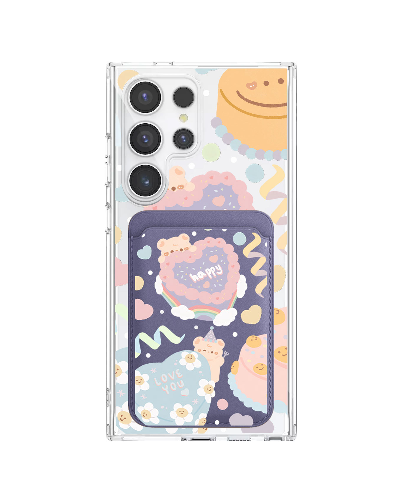 เคสกระเป๋าสตางค์แม่เหล็ก Android - Cake Party