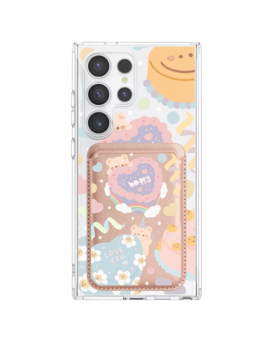 Android Magnetic Wallet Case - Cake Party
