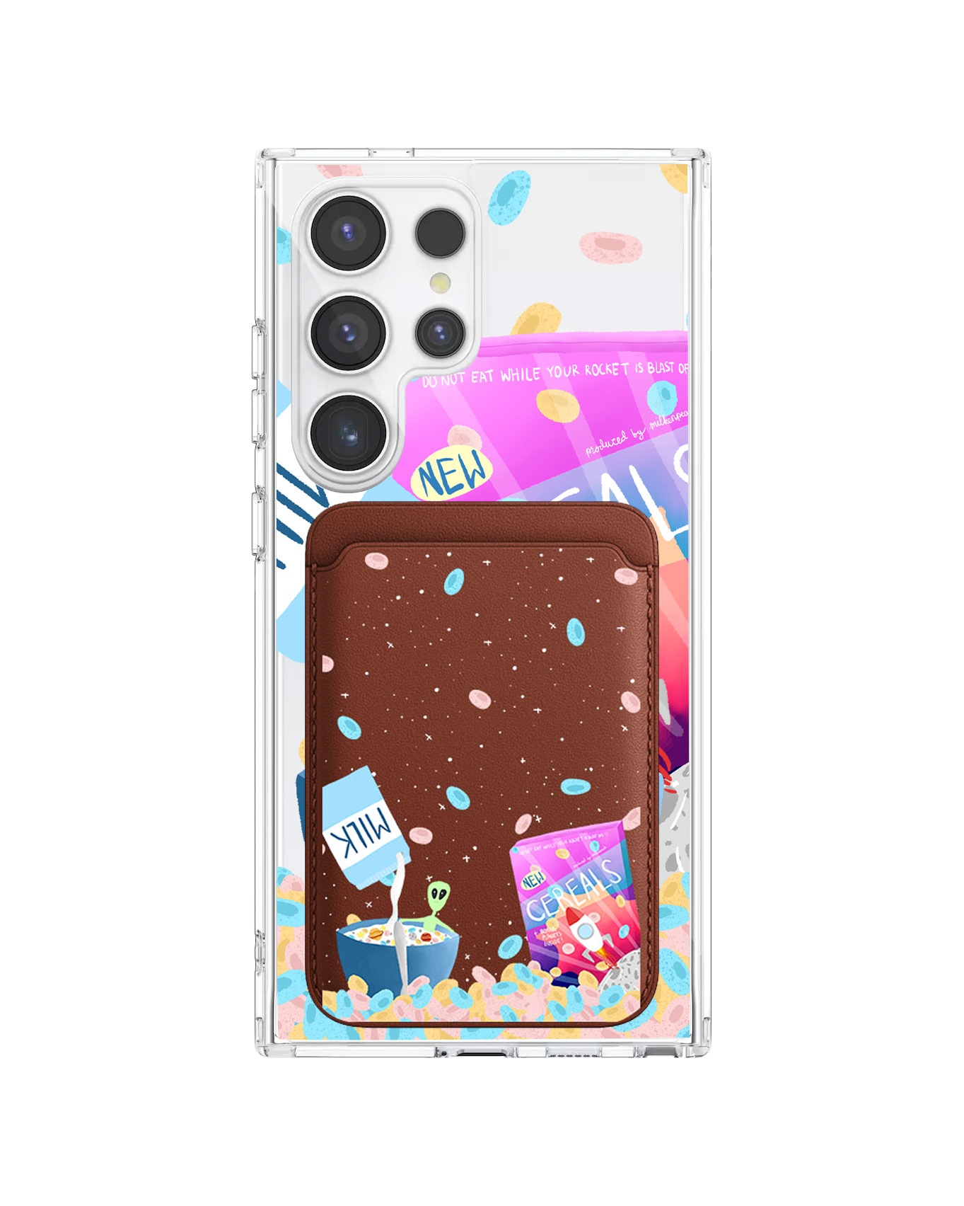 เคสกระเป๋าสตางค์แม่เหล็กสำหรับ Android - Cerealiens