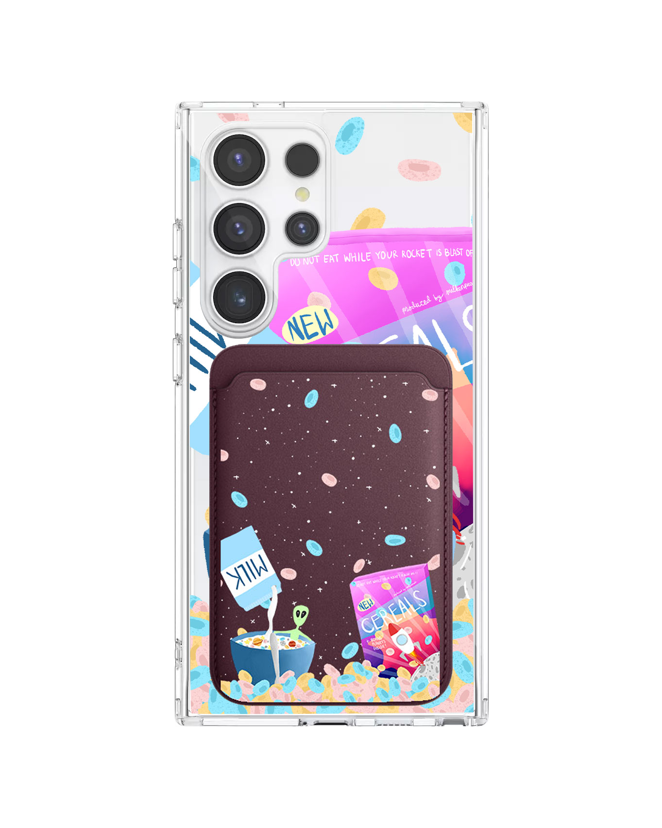 เคสกระเป๋าสตางค์แม่เหล็กสำหรับ Android - Cerealiens