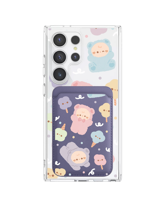 Android Magnetic Wallet Case - Cotton Teddy