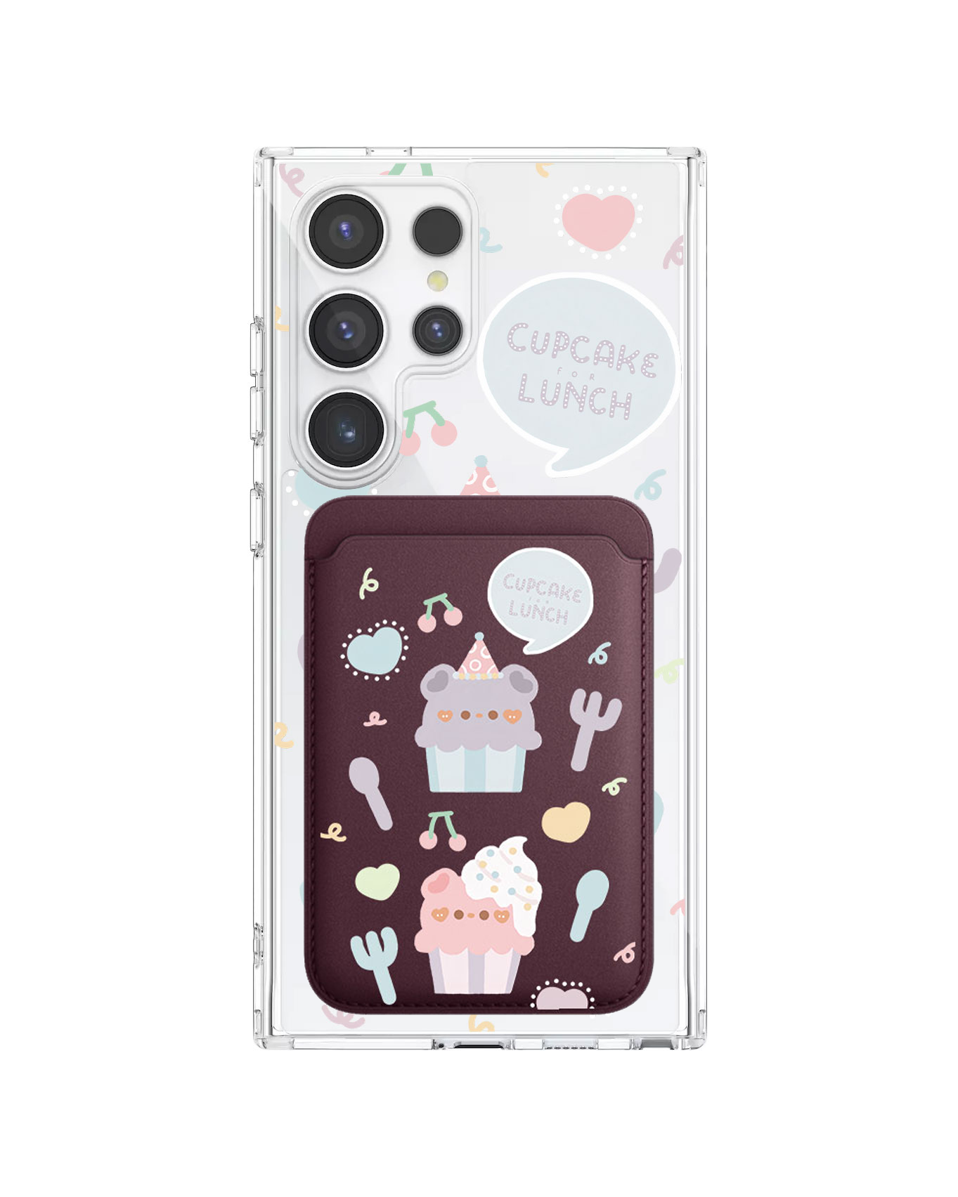 เคสกระเป๋าสตางค์แม่เหล็ก Android - คัพเค้ก