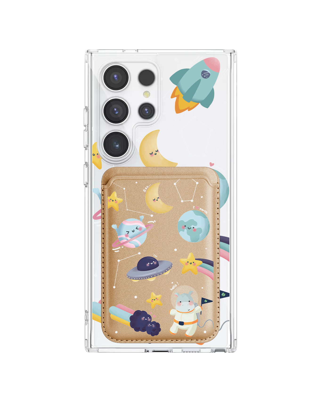 Android Magnetic Wallet Case - Galaxy