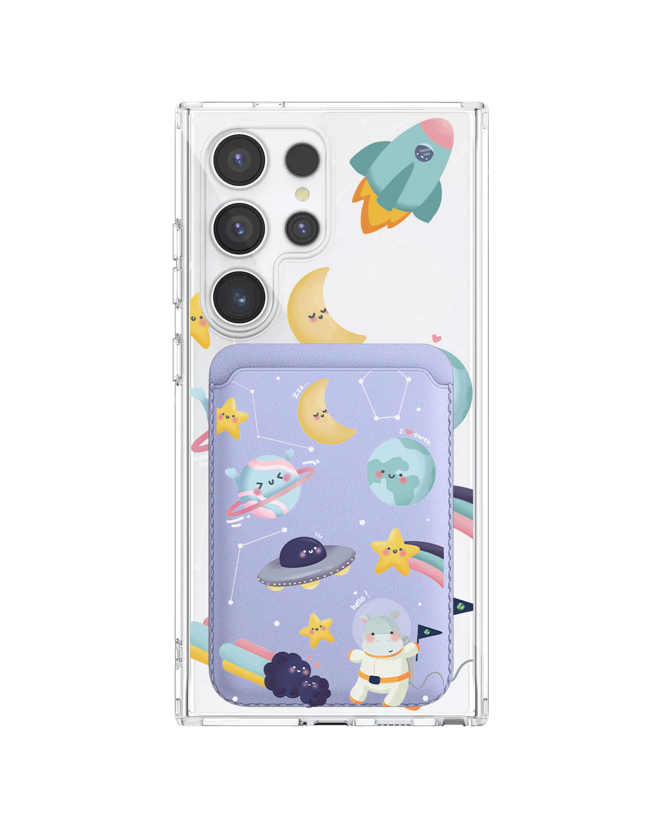Android Magnetic Wallet Case - Galaxy