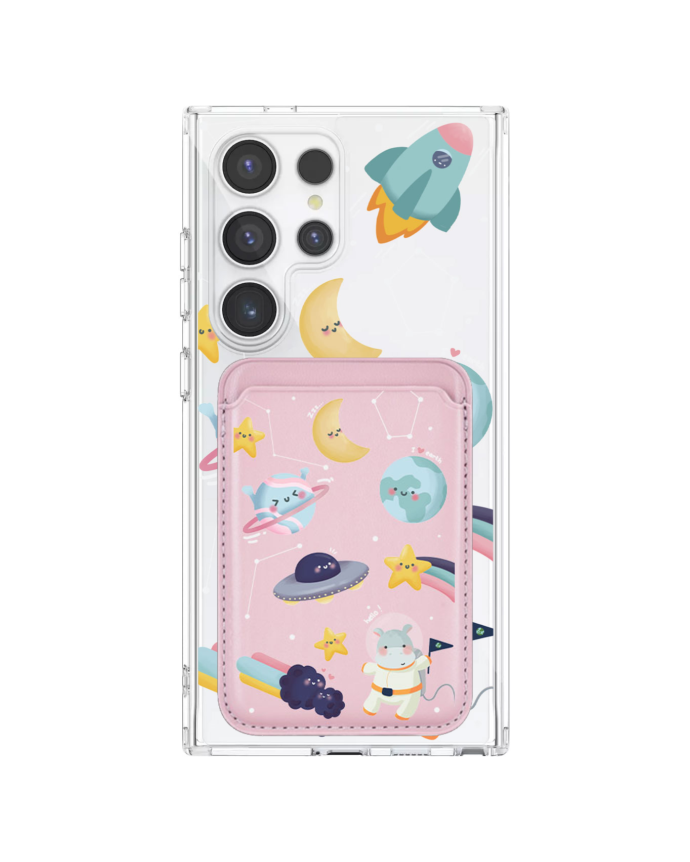 Android Magnetic Wallet Case - Galaxy