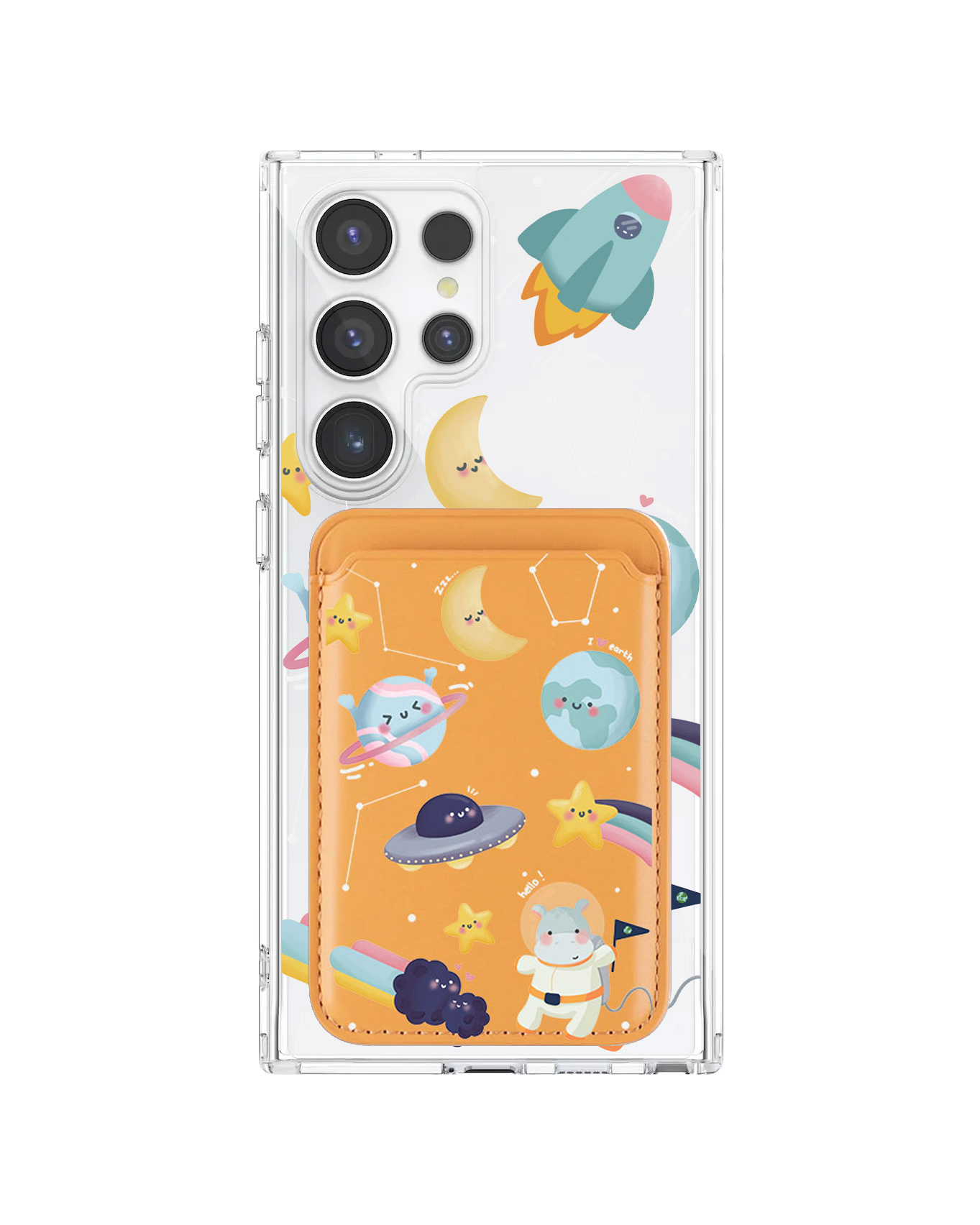 Android Magnetic Wallet Case - Galaxy