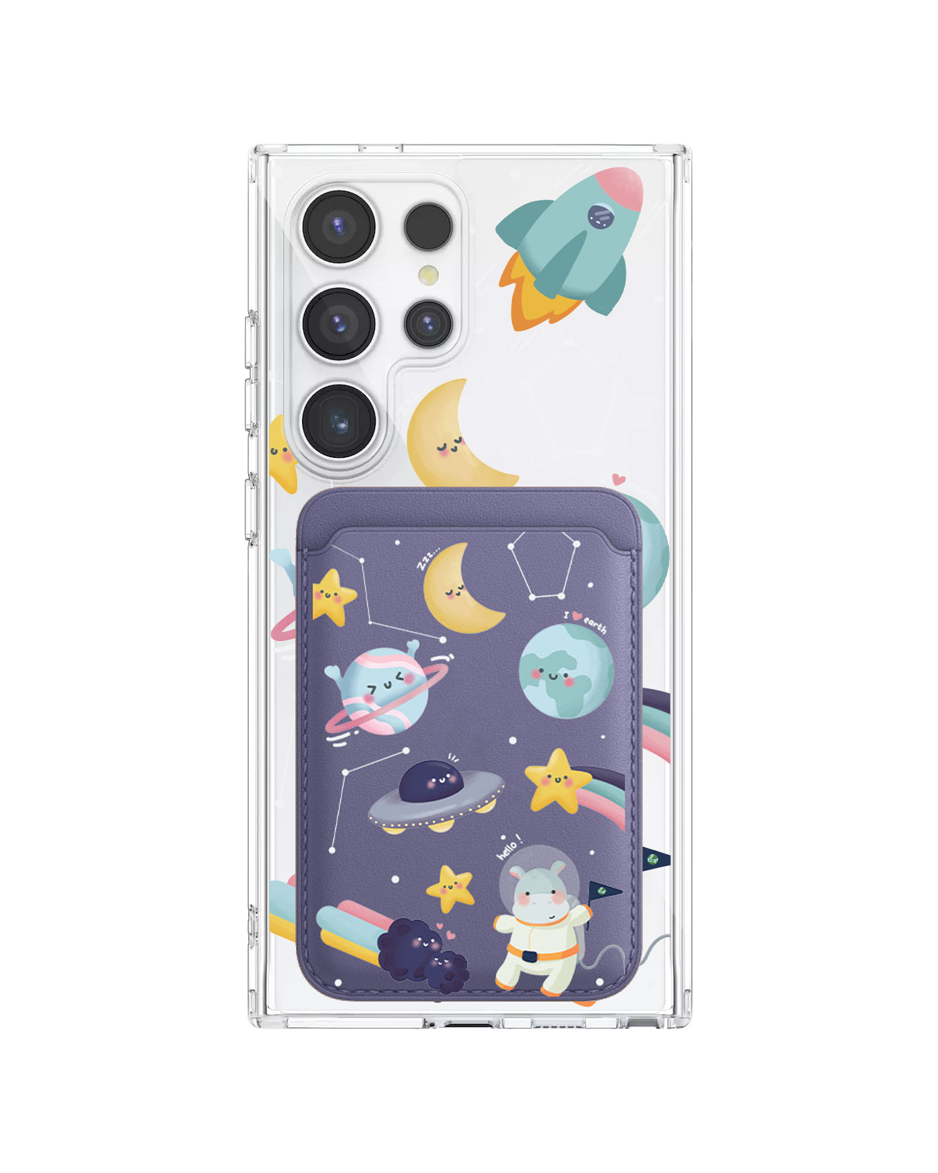 Android Magnetic Wallet Case - Galaxy