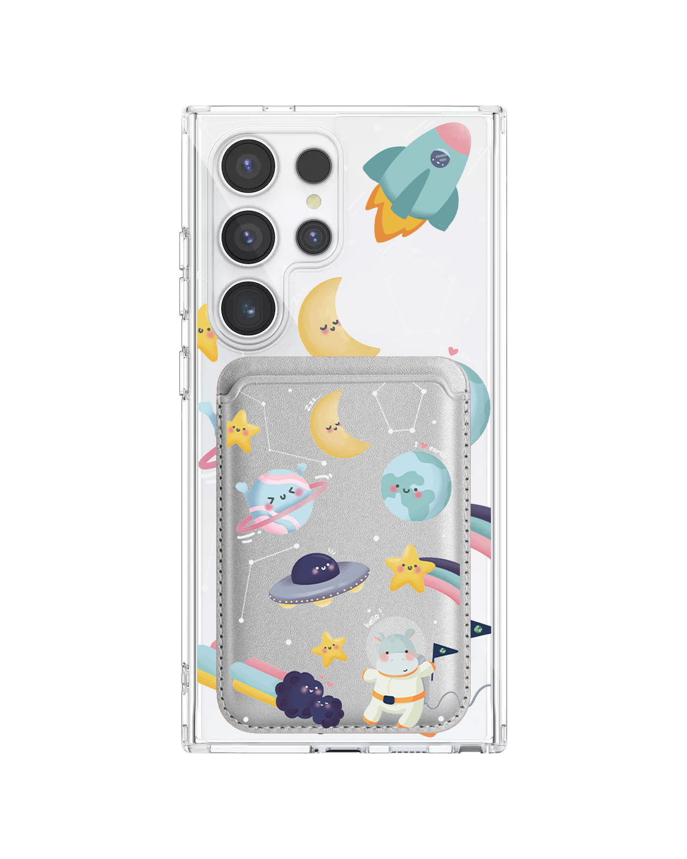 Android Magnetic Wallet Case - Galaxy