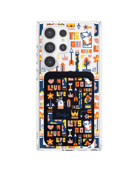 Android Magnetic Wallet Case - Life in Colour