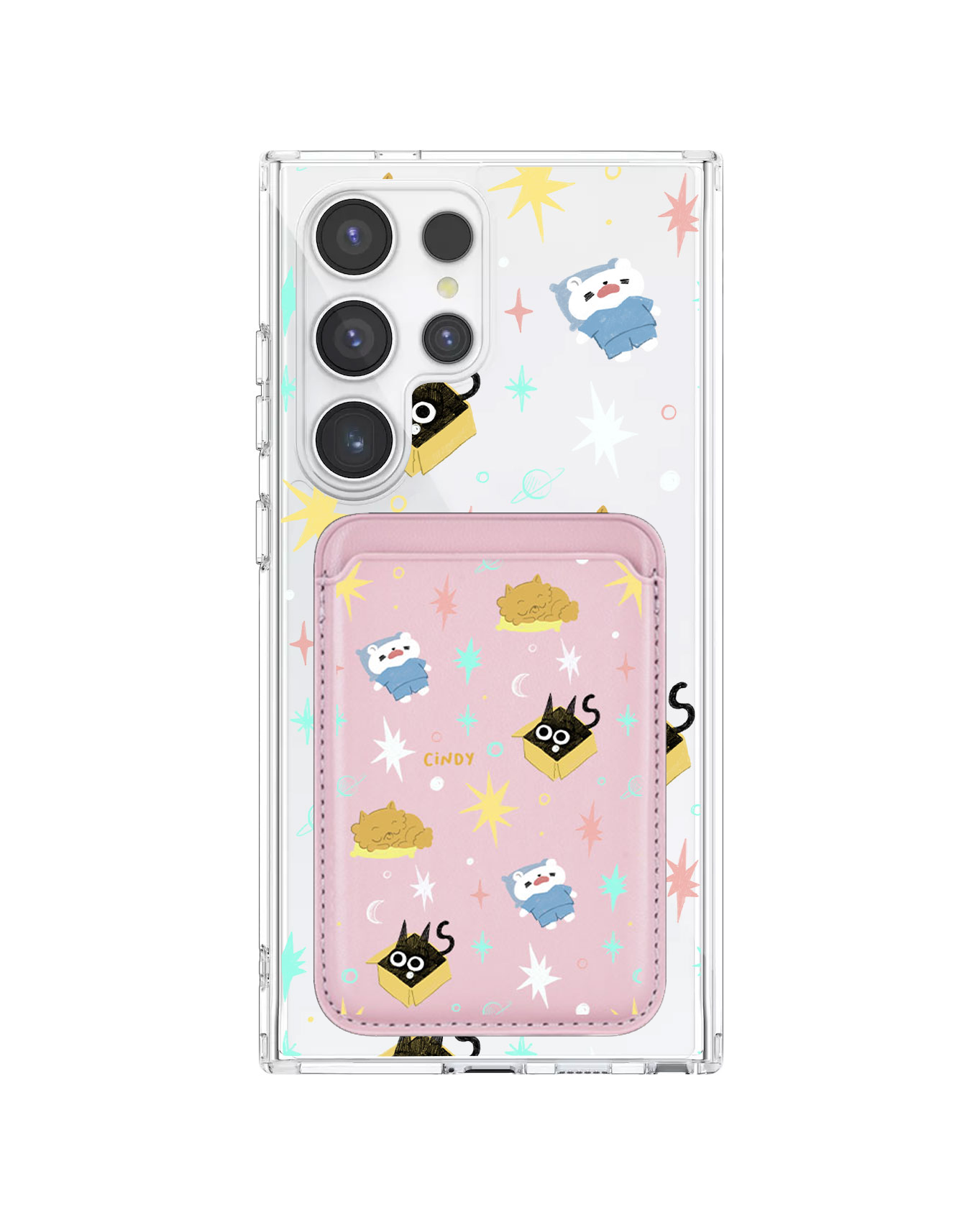 Android Magnetic Wallet Case - Nightover