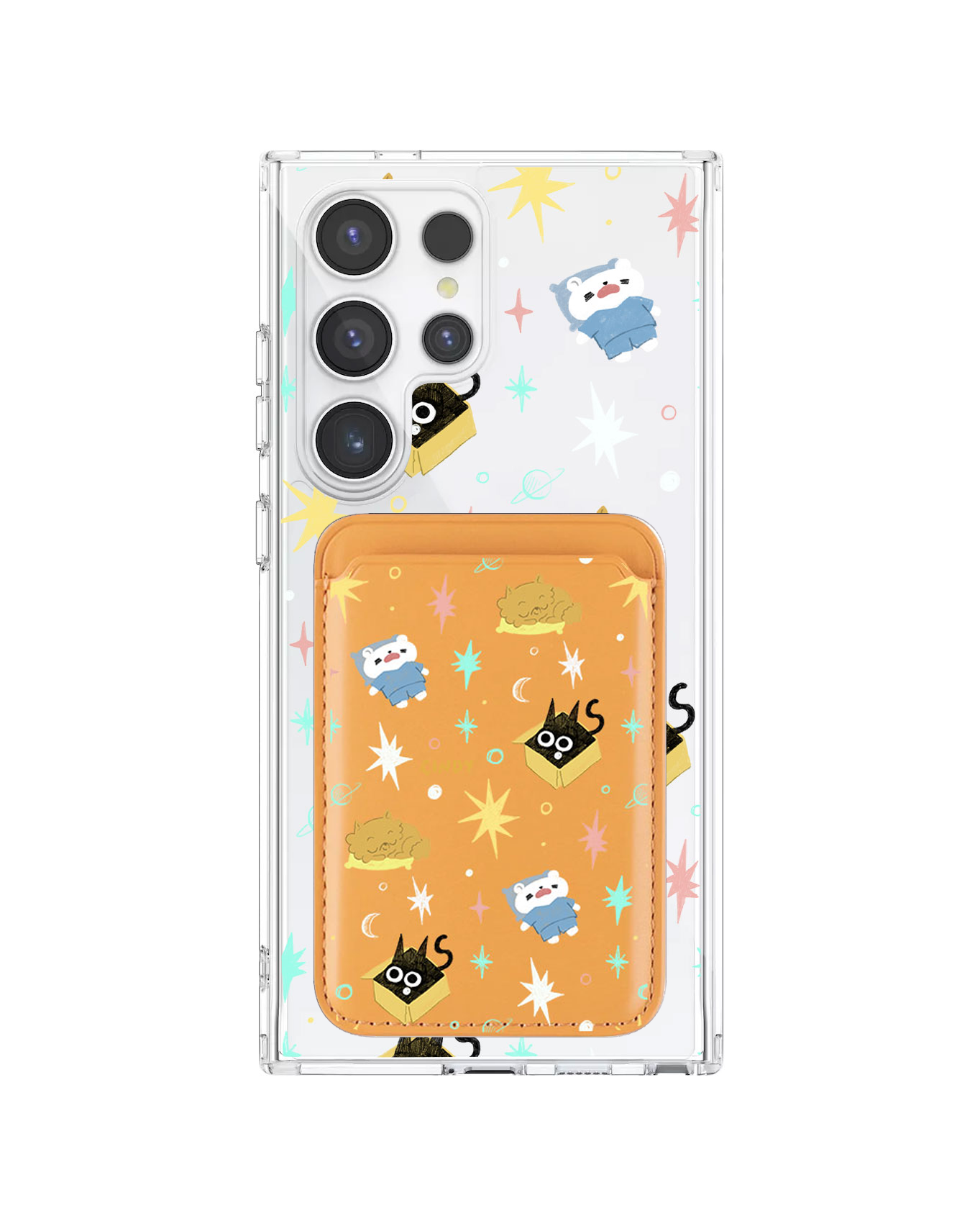 Android Magnetic Wallet Case - Nightover