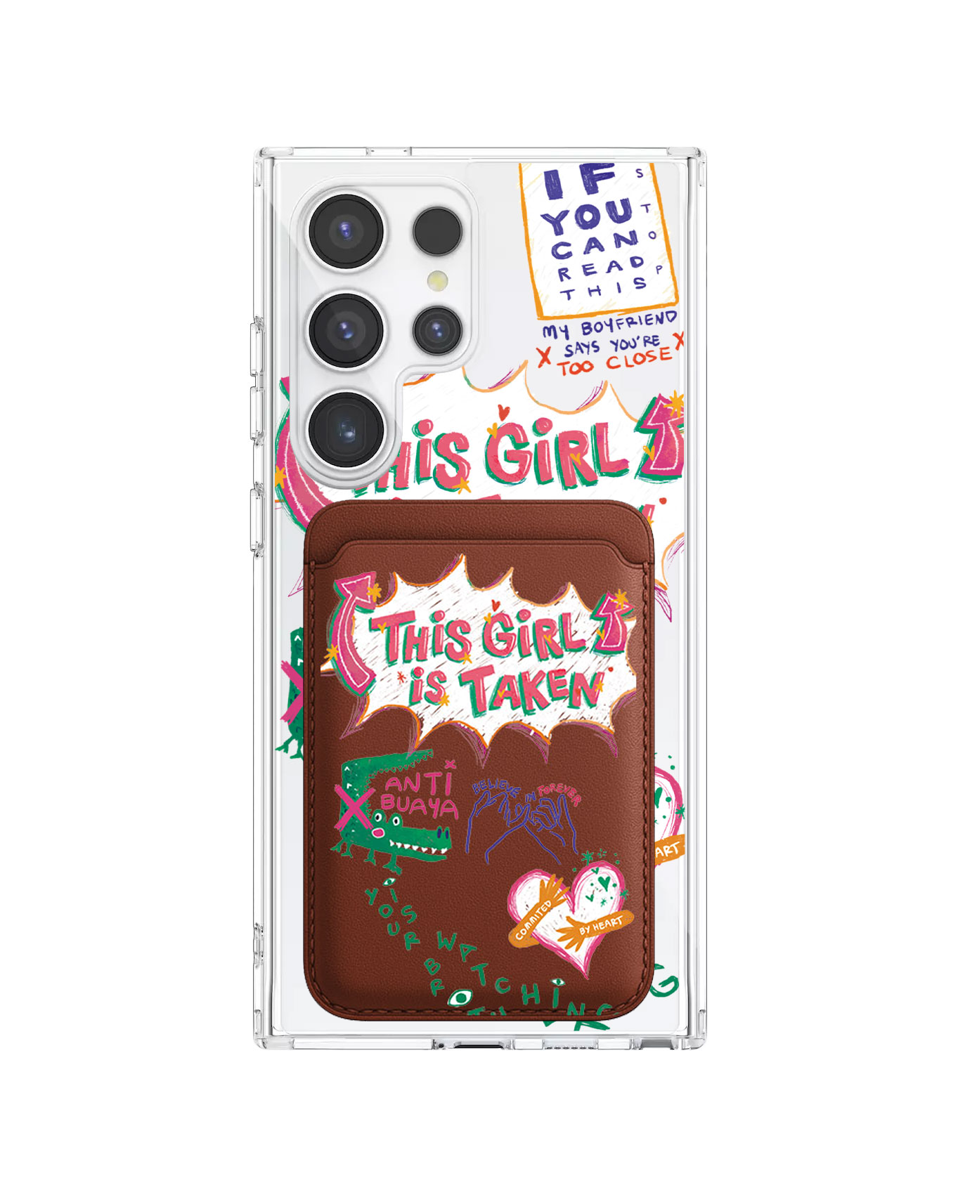 Android Magnetic Wallet Case - Pelakor Proof (For Her)