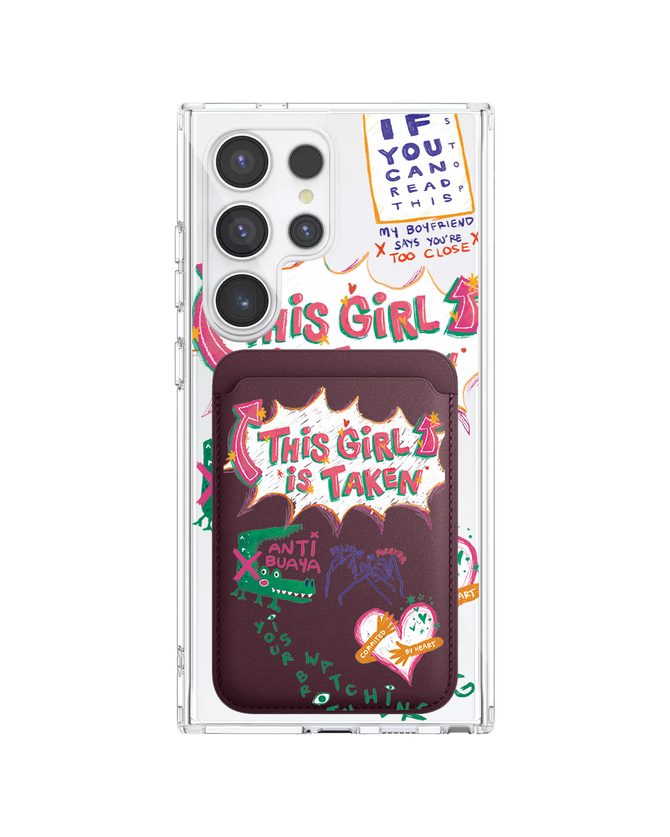 Android Magnetic Wallet Case - Pelakor Proof (For Her)