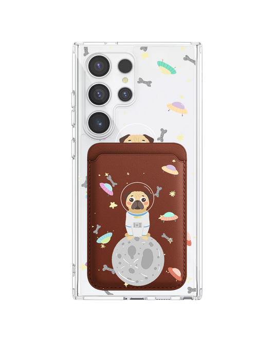 เคสกระเป๋าสตางค์แม่เหล็กสำหรับ Android - Pugstronaut