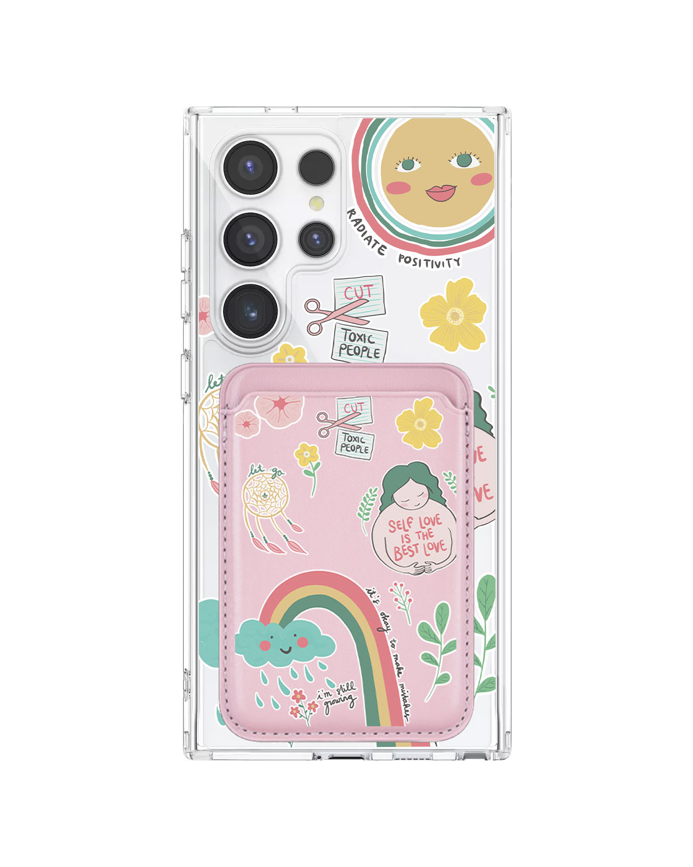 Android Magnetic Wallet Case - Self Love