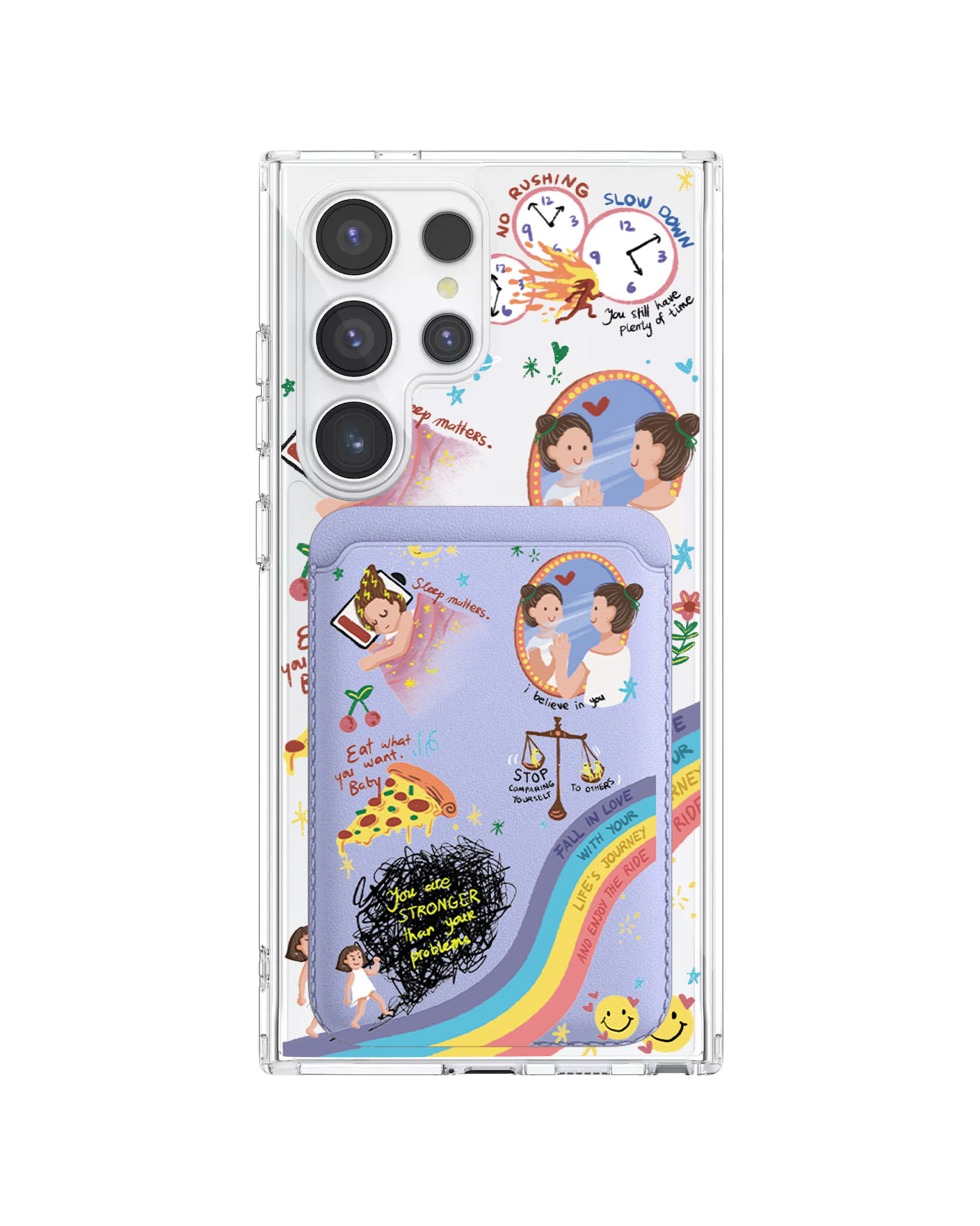 Android Magnetic Wallet Case - Self Love 2.0