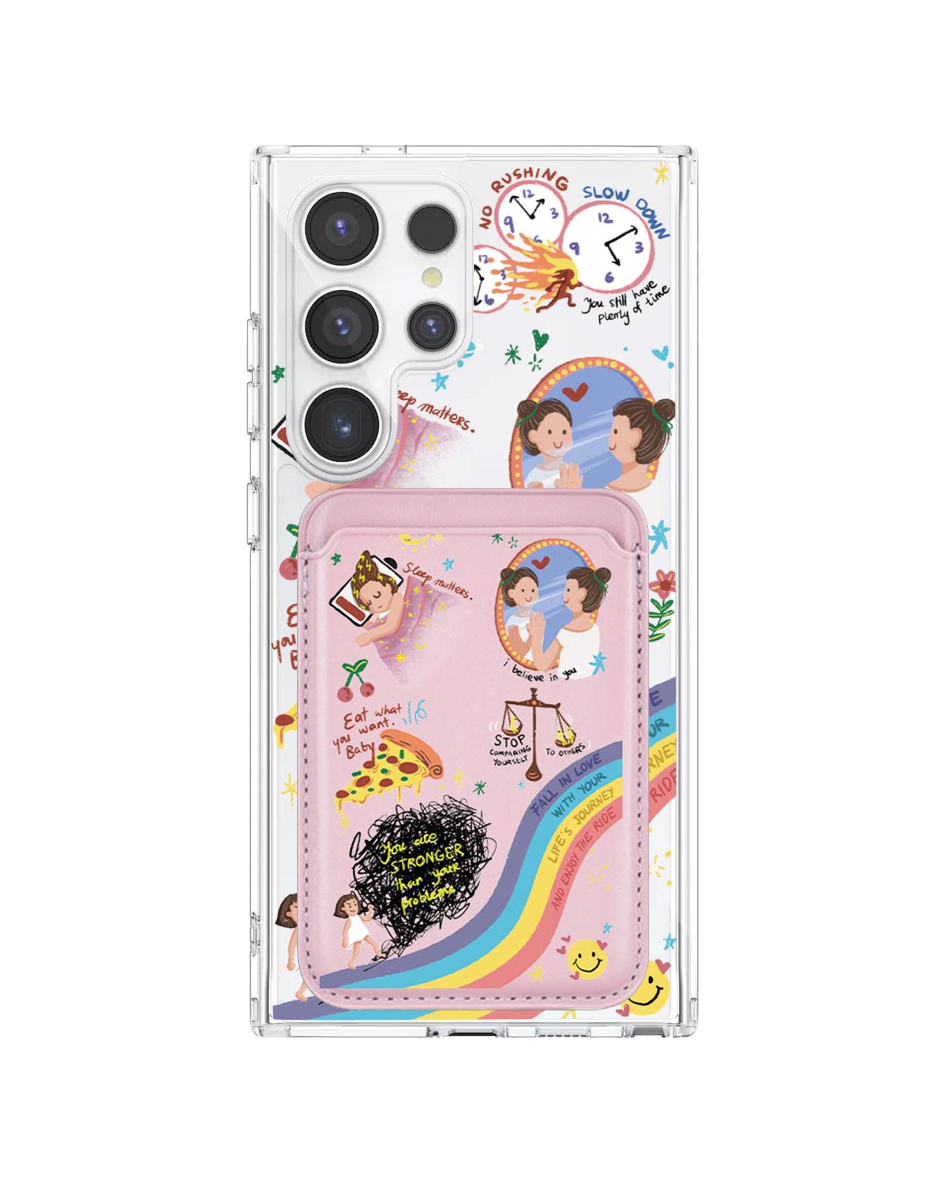 Android Magnetic Wallet Case - Self Love 2.0