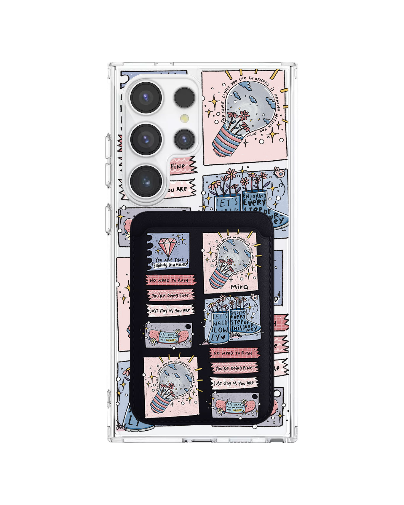 Android Magnetic Wallet Case - Shine