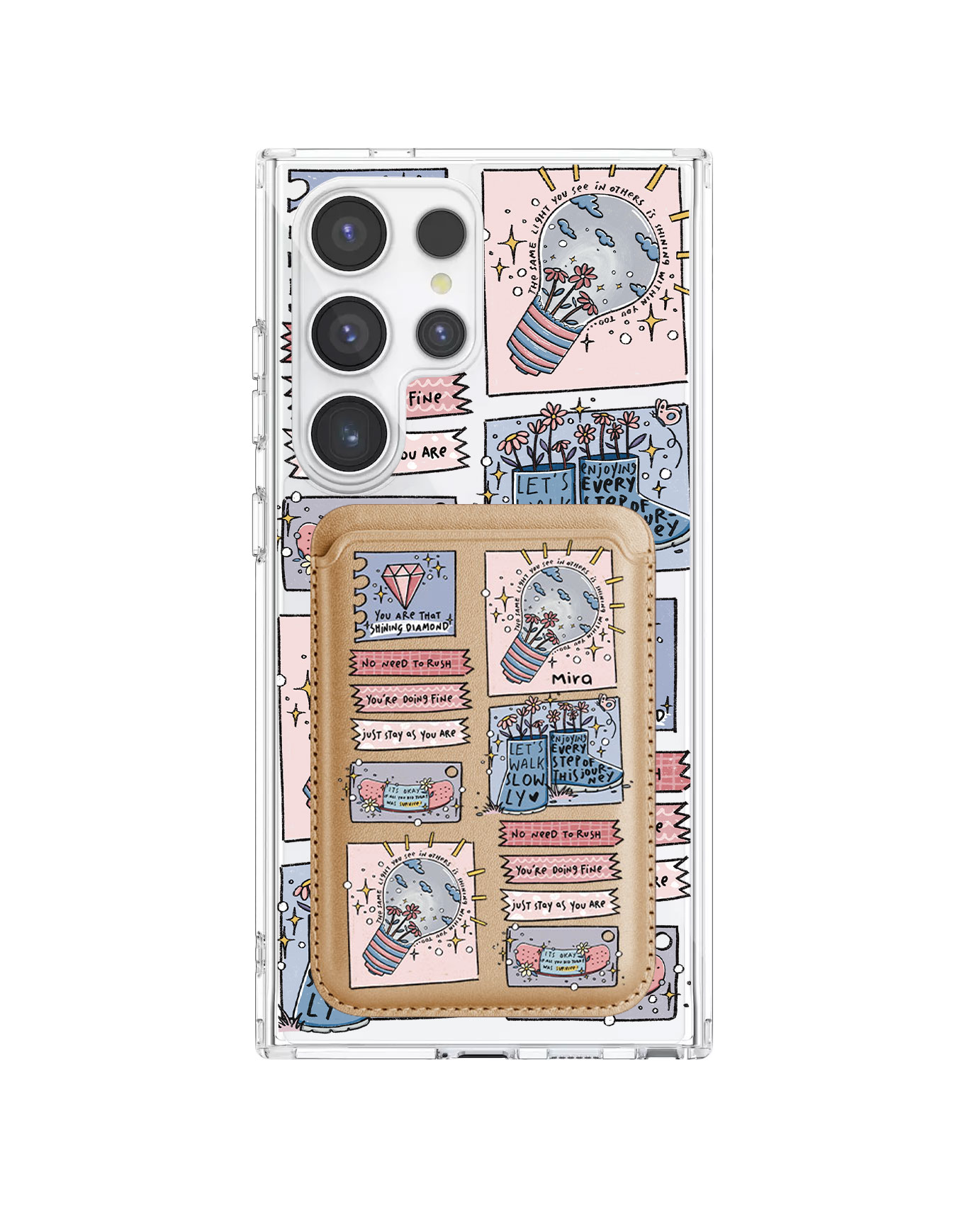 Android Magnetic Wallet Case - Shine