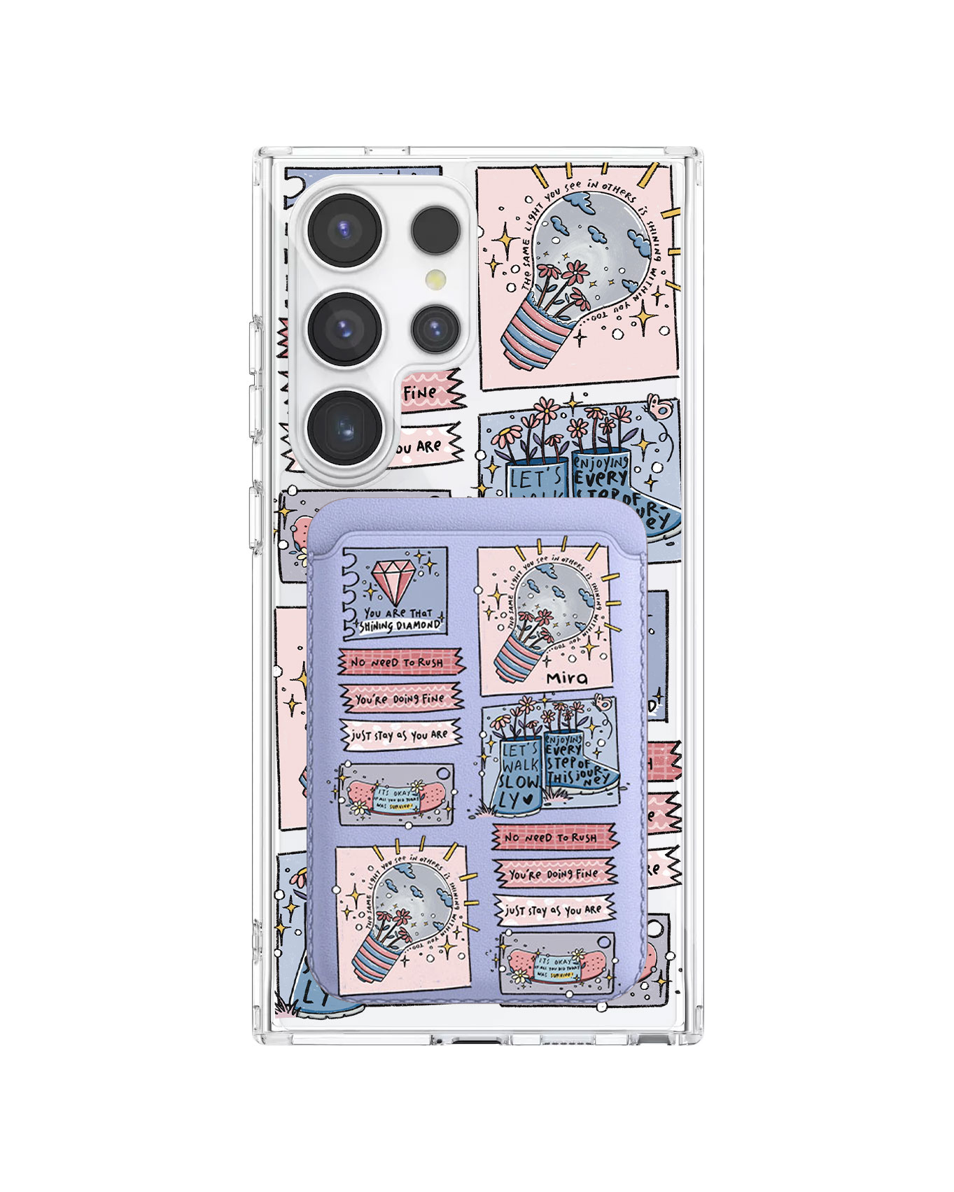 Android Magnetic Wallet Case - Shine