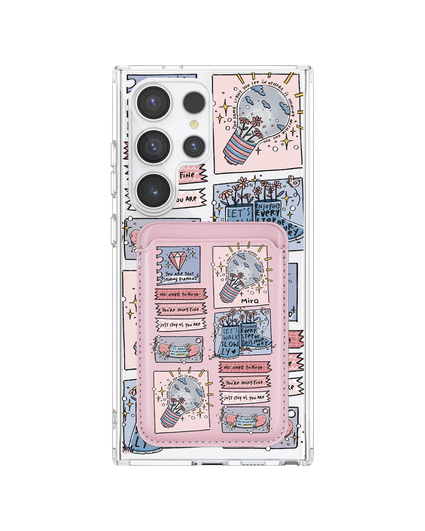 Android Magnetic Wallet Case - Shine