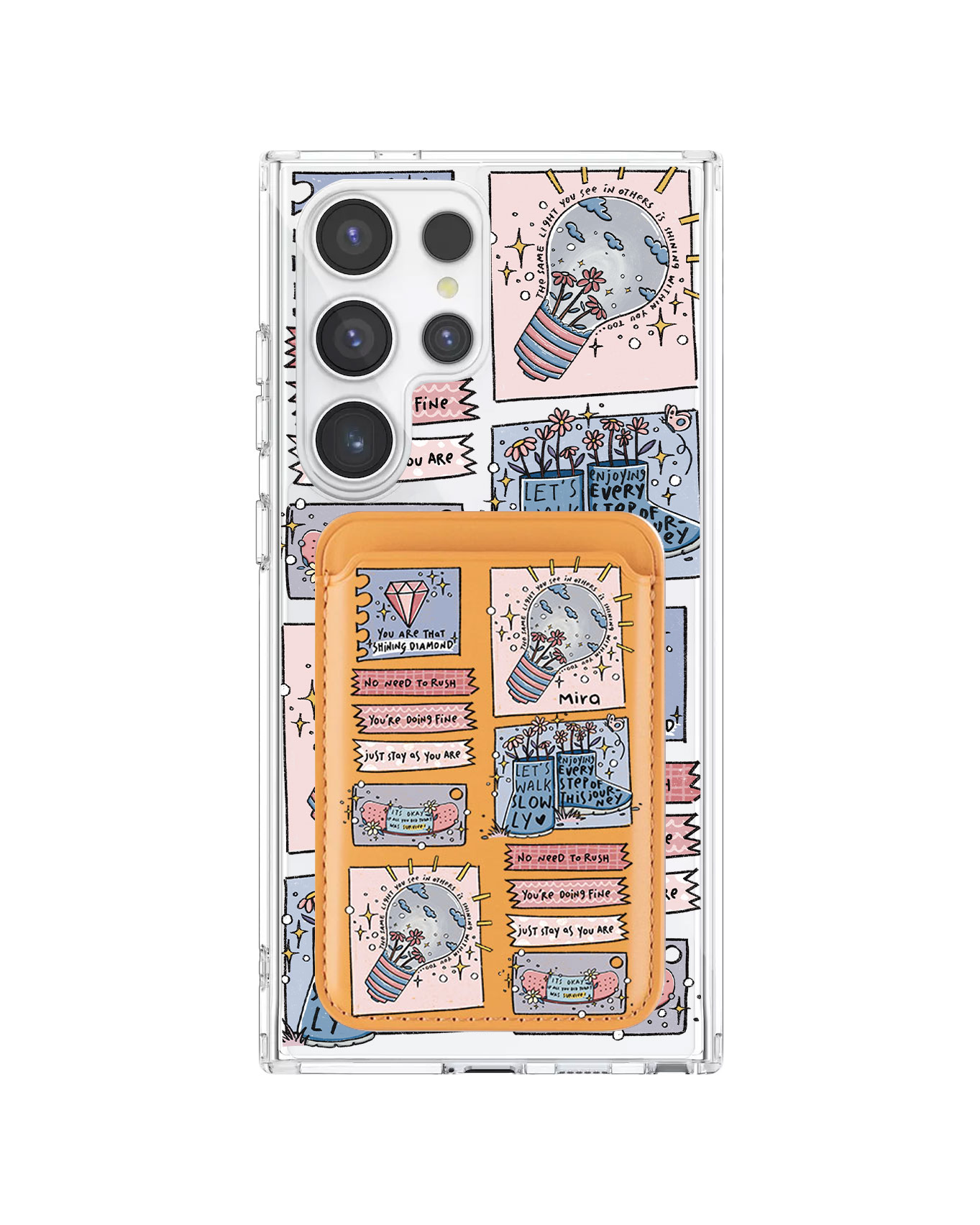 Android Magnetic Wallet Case - Shine