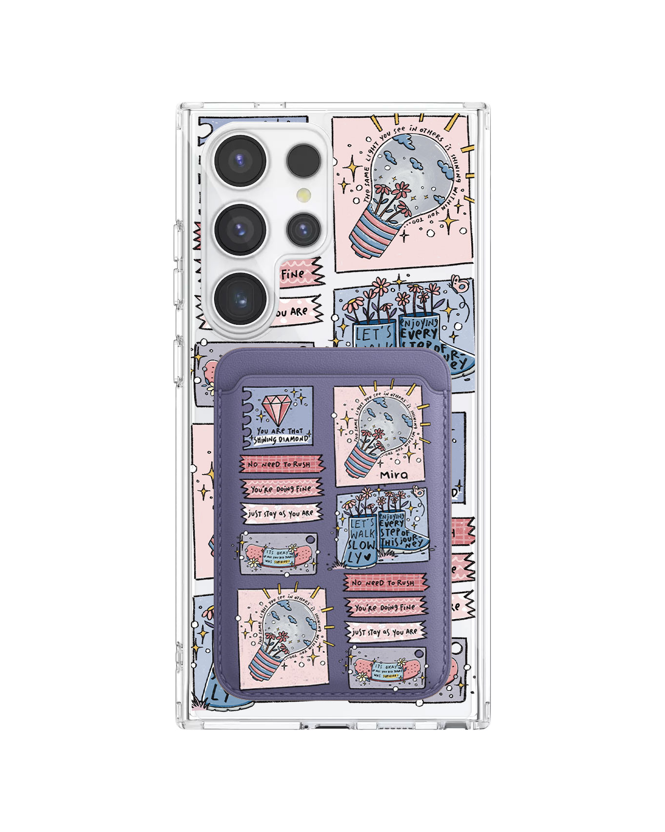 Android Magnetic Wallet Case - Shine